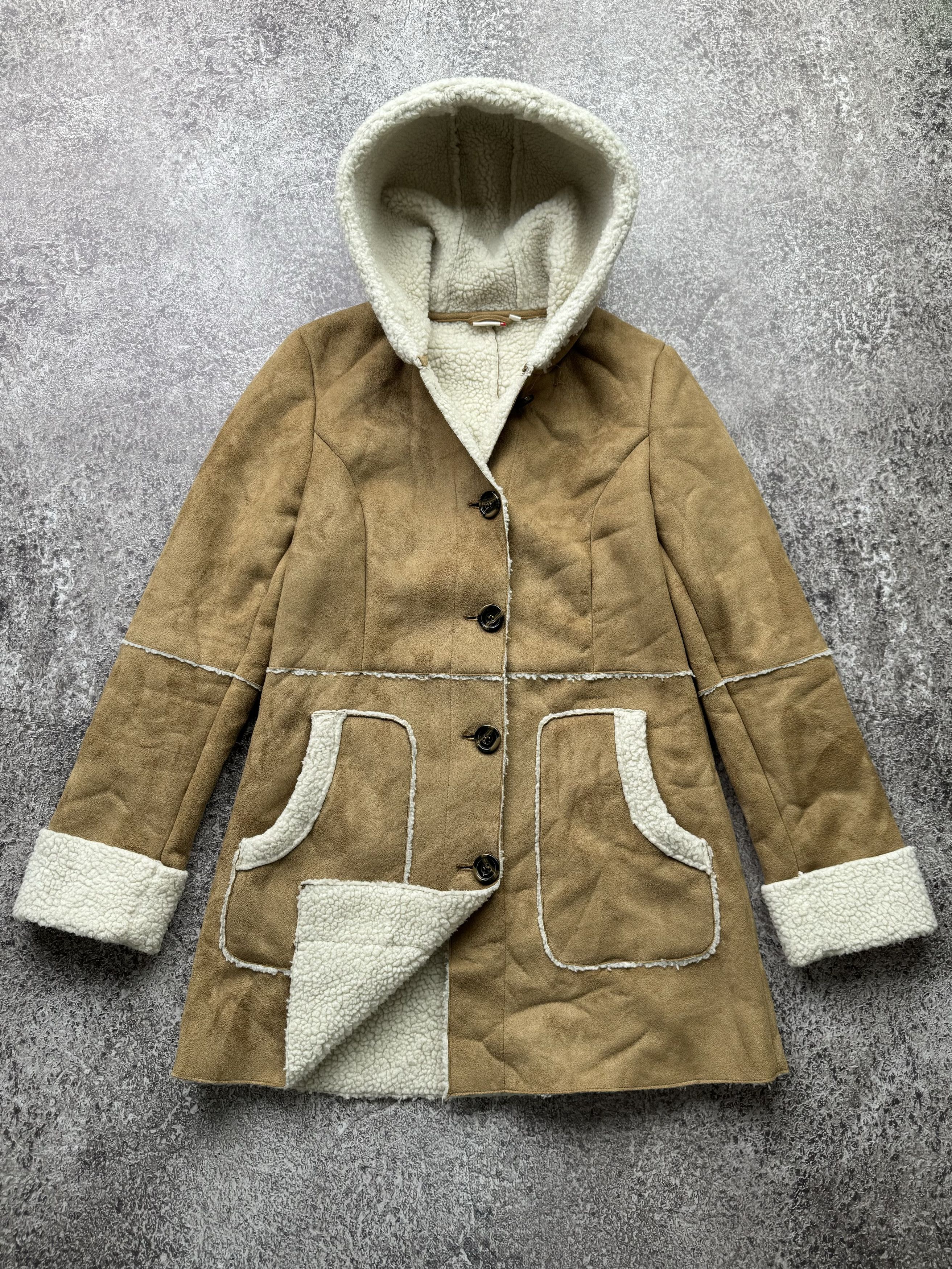 image of Archival Clothing x Avant Garde Vintage Faux Sheepskin Coat in Brown, Women's (Size Medium)