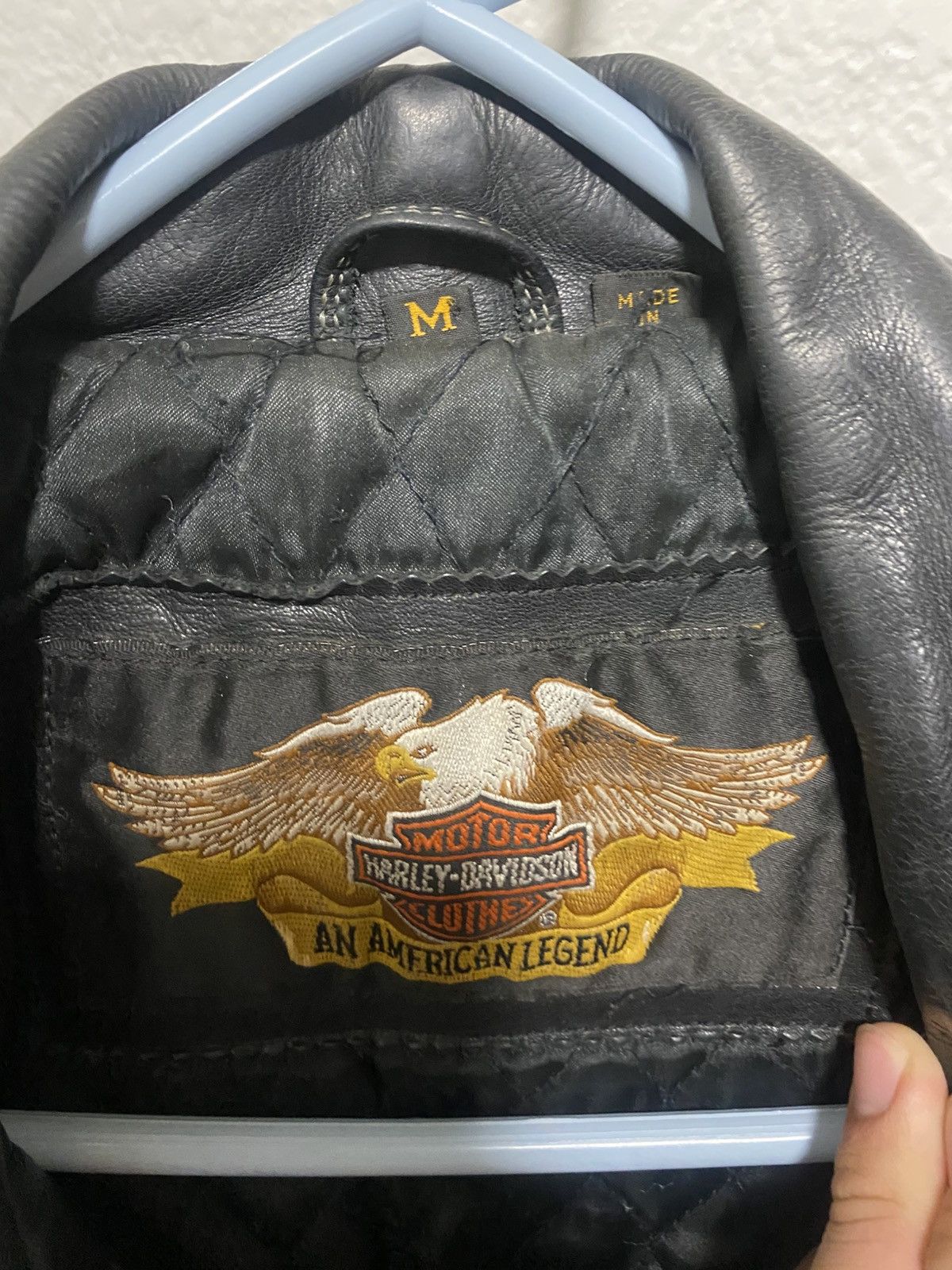 Harley Davidson Vintage 80s harley davidson leather motorcycle jacket Size US M / EU 48-50 / 2 - 3 Thumbnail