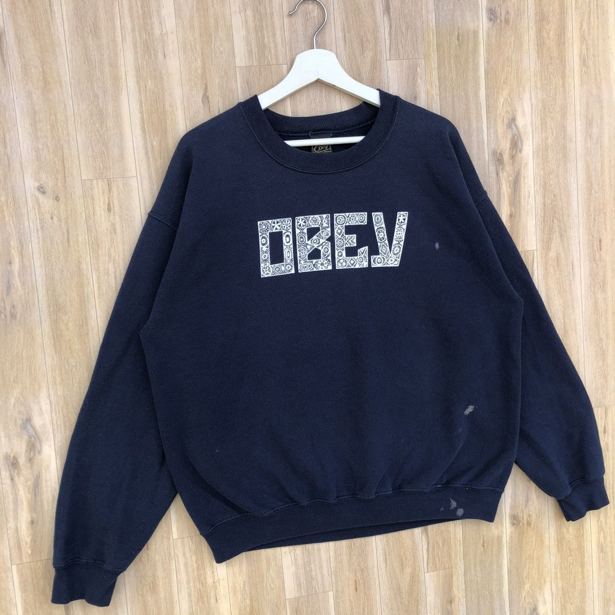 Obey Vintage Obey Sweatshirt Pullover Size US L / EU 52-54 / 3 - 2 Thumbnail