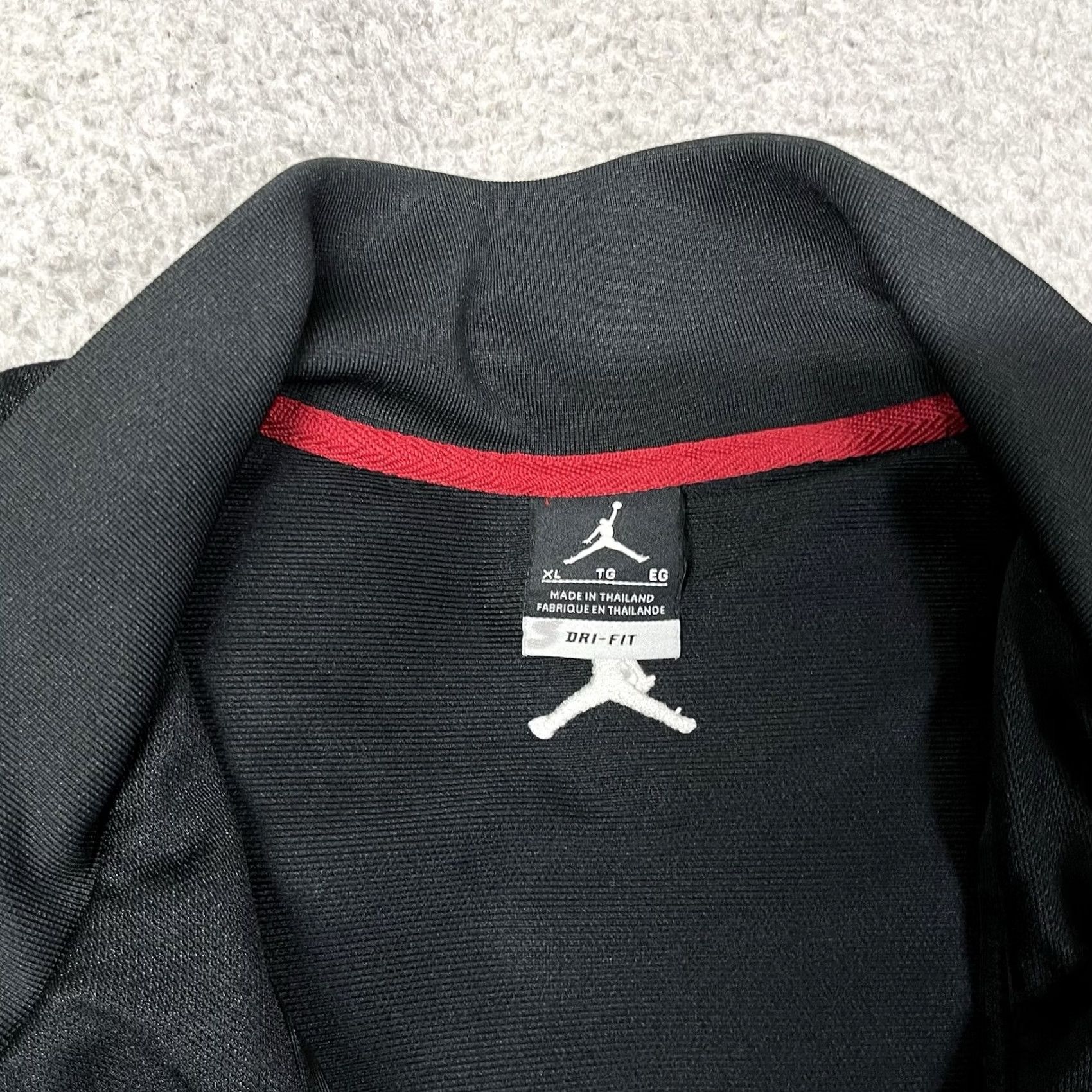 Jordan Brand Air Jordan Track Jacket Men XL Black Full Zip Jumpman Logo Basketball Y2K Retro Size US XL / EU 56 / 4 - 3 Thumbnail