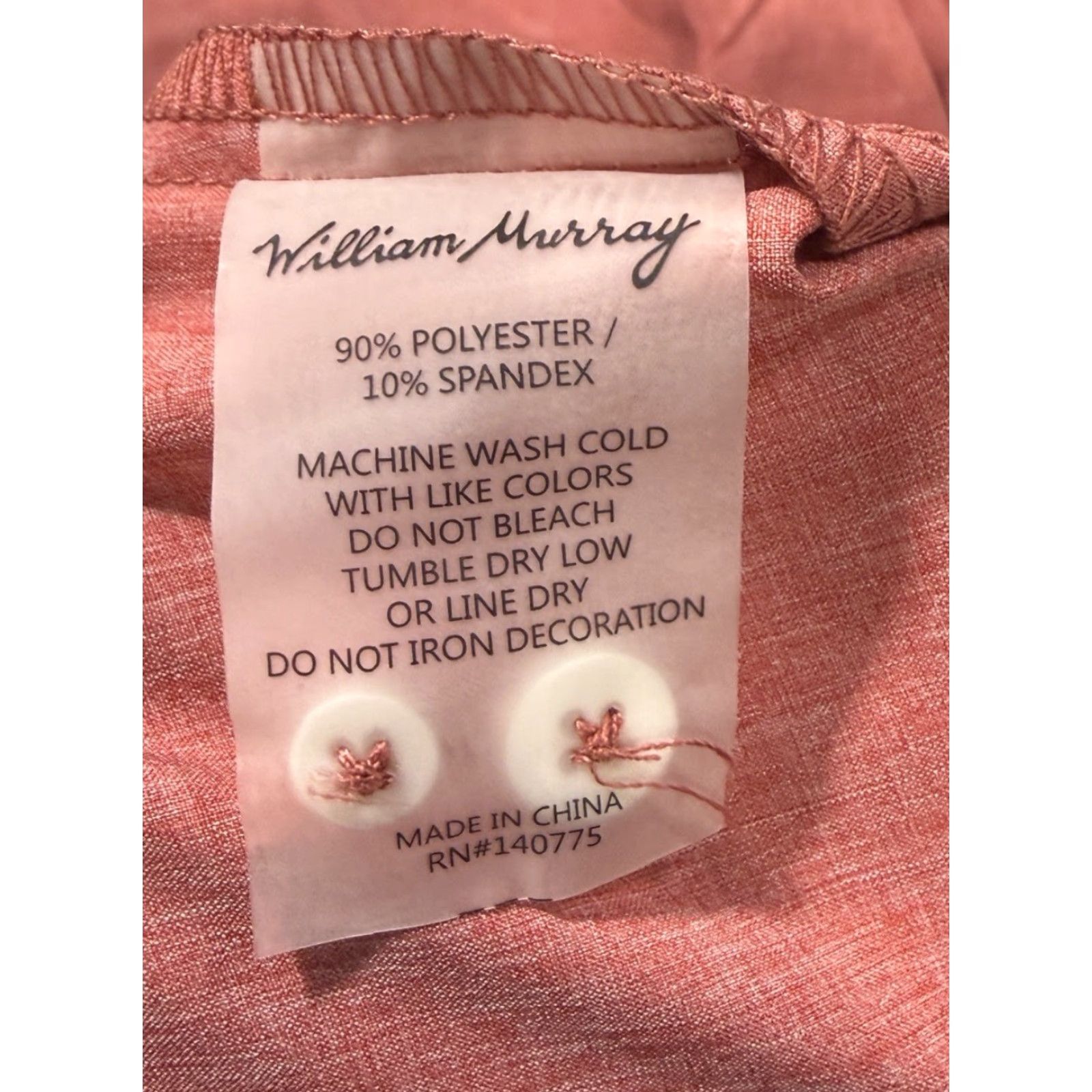 Vintage William Murray Golf Stretch Button Down Long Sleeve Shirt Mens XL Button-Up Knit Solid Size US XL / EU 56 / 4 - 7 Thumbnail