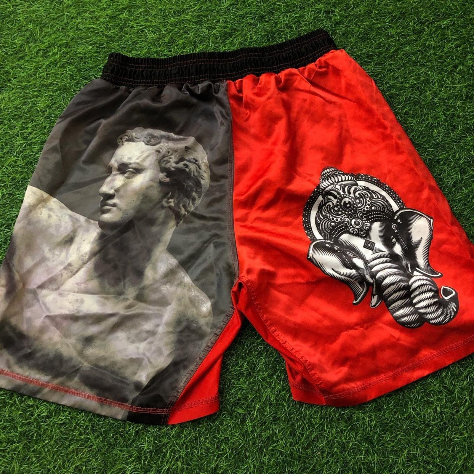 Other Martial Arts Products Black/Red Fighting/MMA Shorts Size US 32 / EU 48 - 2 Thumbnail