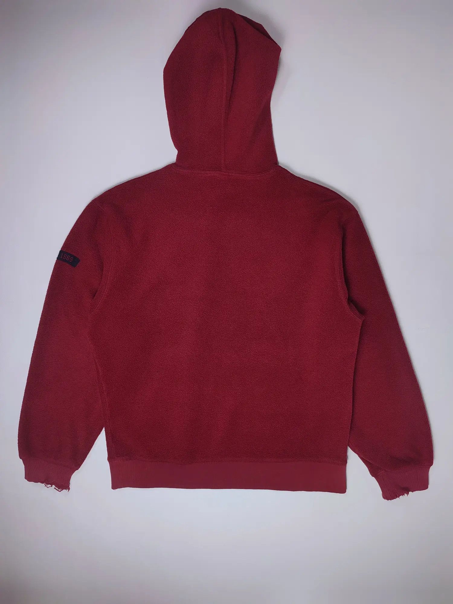 Gap × Vintage GAP Logo fleece distressed hoodie Size US S / EU 44-46 / 1 - 8 Thumbnail