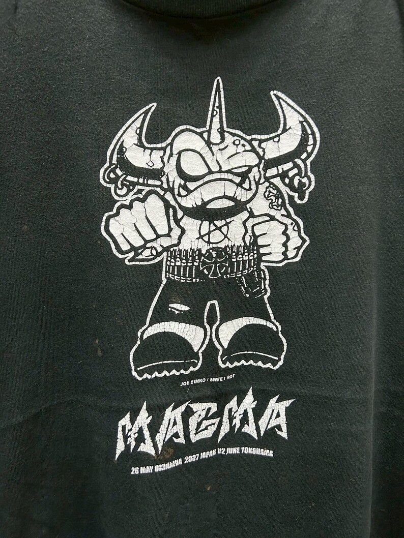 Vintage Vintage 2000s Magma Punk - H2O, Sick of it all tshirt size M Size US M / EU 48-50 / 2 - 4 Thumbnail