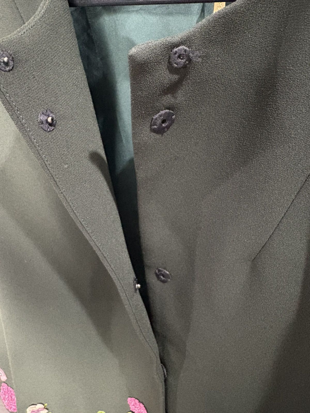 Zac Posen NWT Zac Posen Green Velvet Dream Spring Coat Sz 18 Rare!! Size XXL / US 16-18 / IT 52-54 - 8 Thumbnail