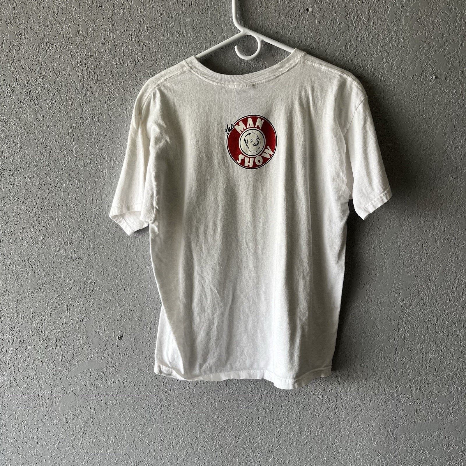 Fruit Of The Loom Vintage 1999 The Man Show White Tshirt Men’s Large Minimal Size US L / EU 52-54 / 3 - 5 Thumbnail