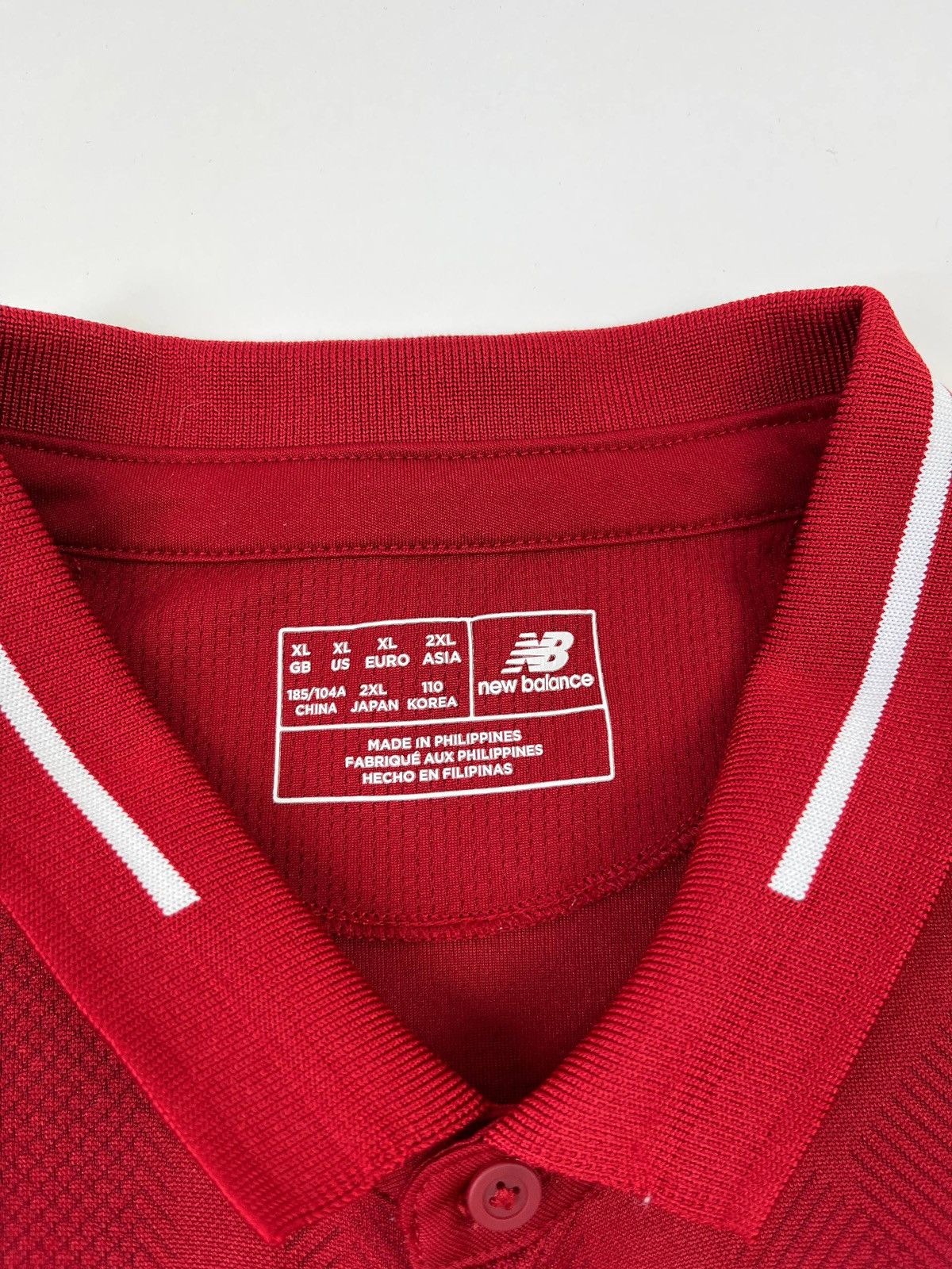 New Balance Liverpool FC Home Jersey 2018-19 Premier League Jersey Size US XL / EU 56 / 4 - 15 Thumbnail
