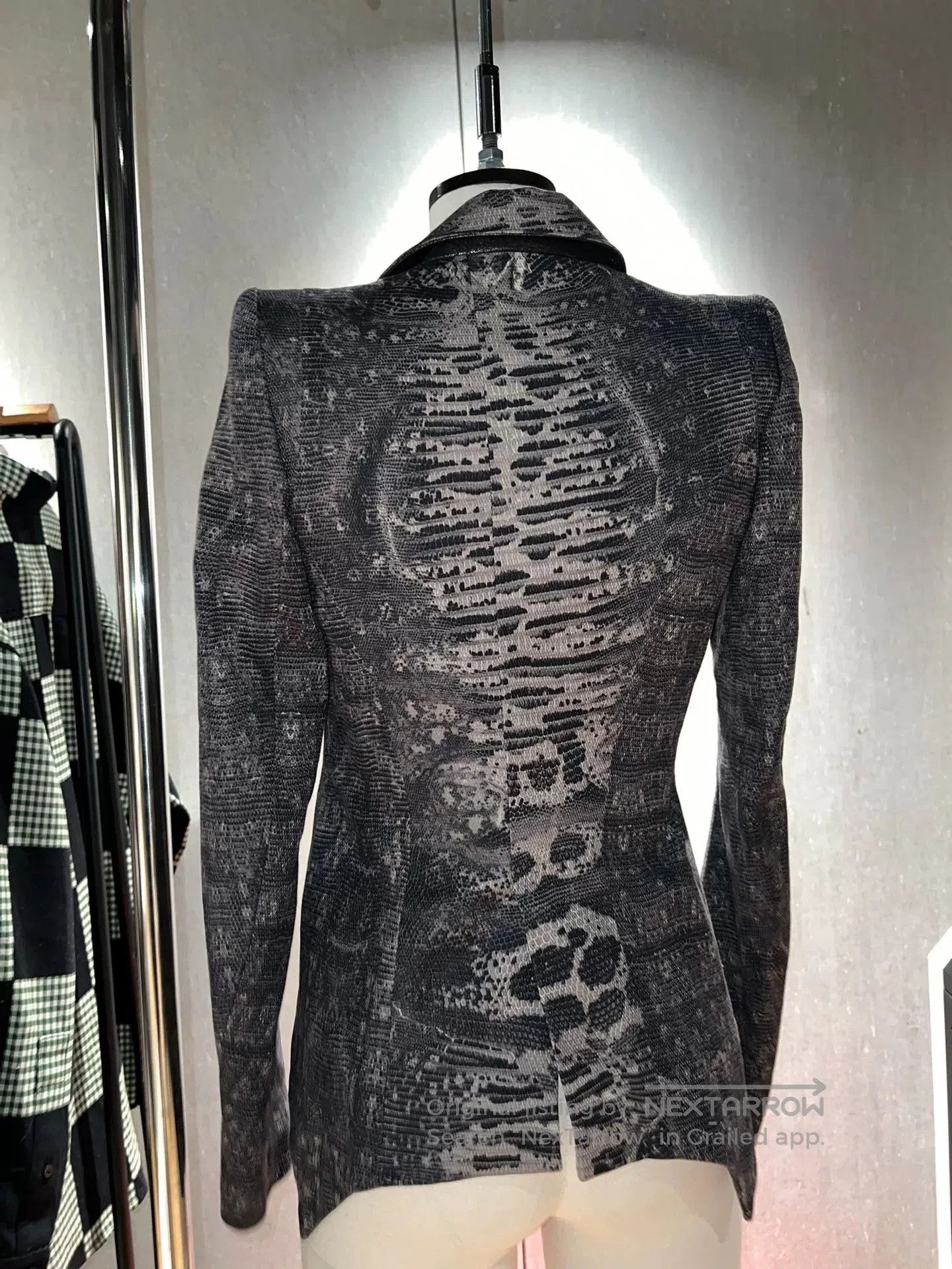 If Six Was Nine Reptile Snake Print Blazer Jacket. Size XS / US 0-2 / IT 36-38 - 3 Thumbnail
