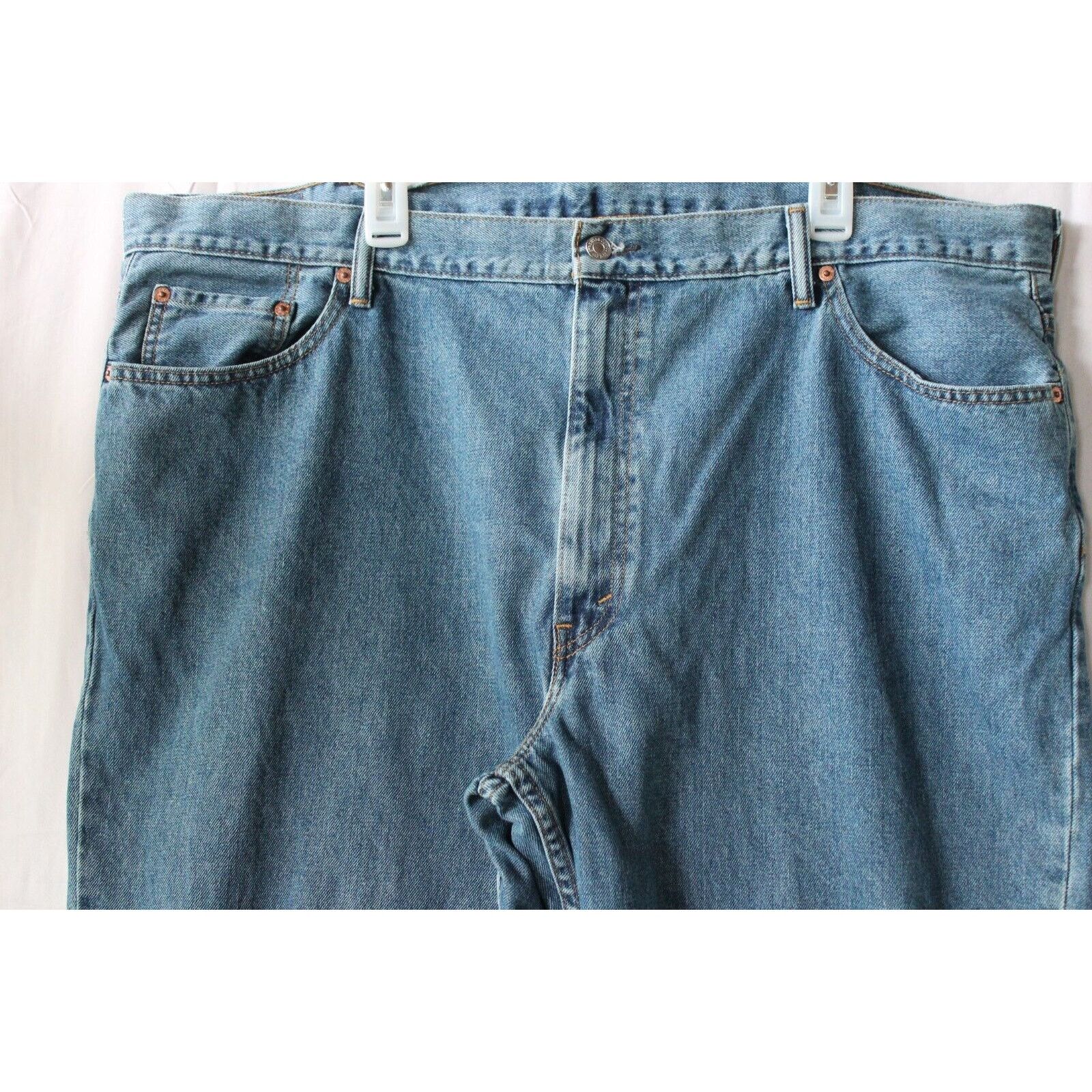 Levi's LEVIS 550 Jeans Mens 46x29 Blue Relaxed Straight Med. *NICE Size US 44 / EU 60 - 5 Thumbnail