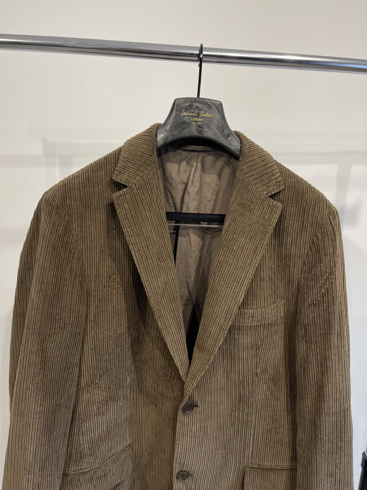 Hugo Boss Vintage Hugo boss corduroy blazer classic jacket 40R Size 40R - 3 Thumbnail