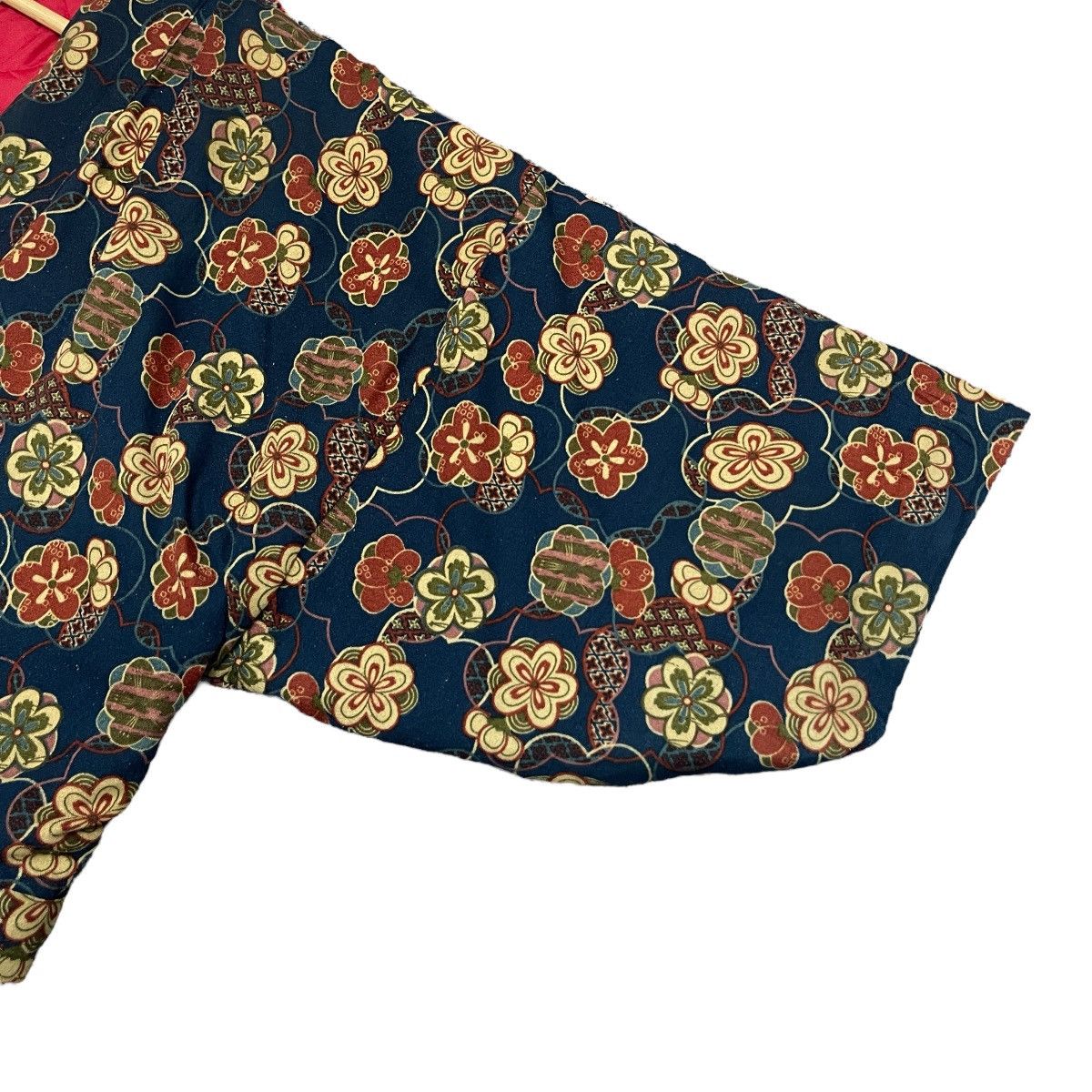 Japanese Brand Vintage Hanten Floral Pattern Traditional Kimono Jacket Size US XL / EU 56 / 4 - 11 Thumbnail