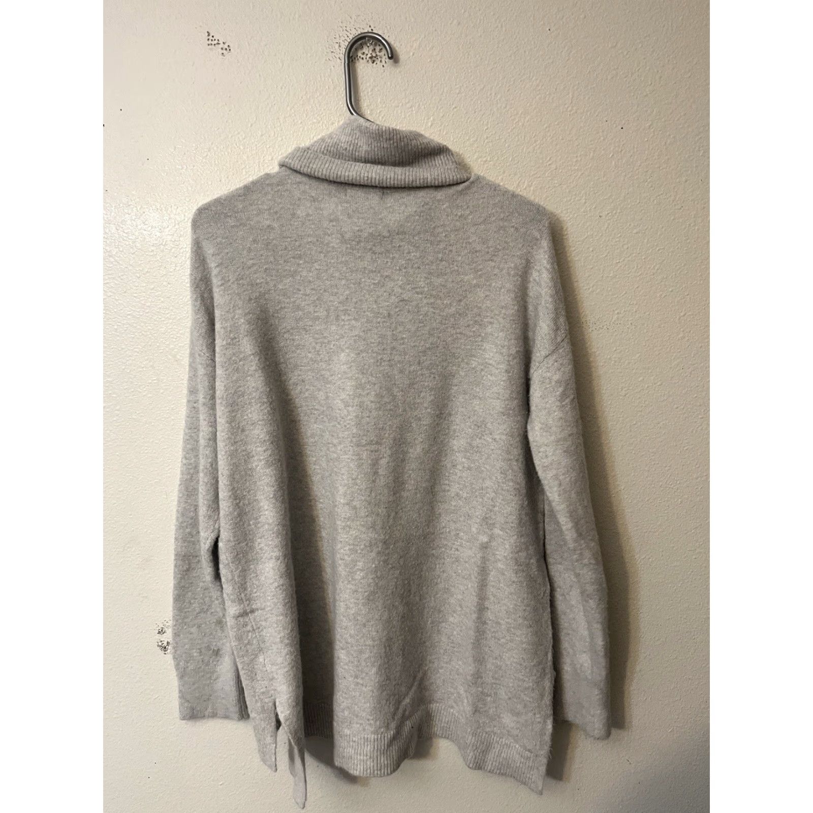 Vintage Halogen Sweater Cowl Neck Women's Size L Gray Wool Acrylic Blend Pullover Size L / US 10 / IT 46 - 3 Thumbnail