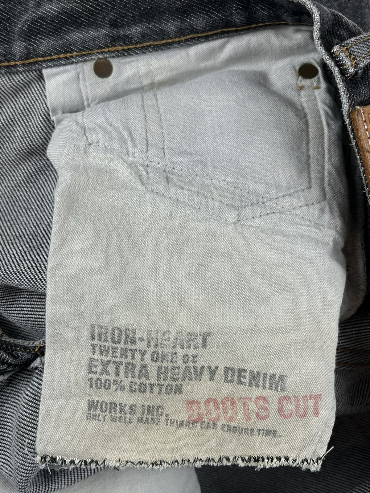 Iron Heart Iron Heart 21 Oz Bootcut Freebee 1461 Denim Jeans Size US 30 / EU 46 - 14 Thumbnail