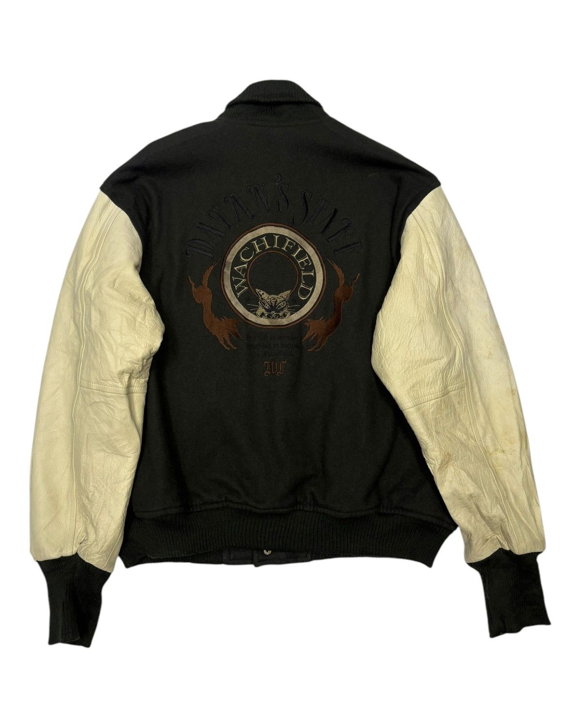Japanese Brand 🔥VINTAGE WACHIFIELD DAYAN’S STAFF WOOL VARSITY JACKET Size US L / EU 52-54 / 3 - 6 Thumbnail