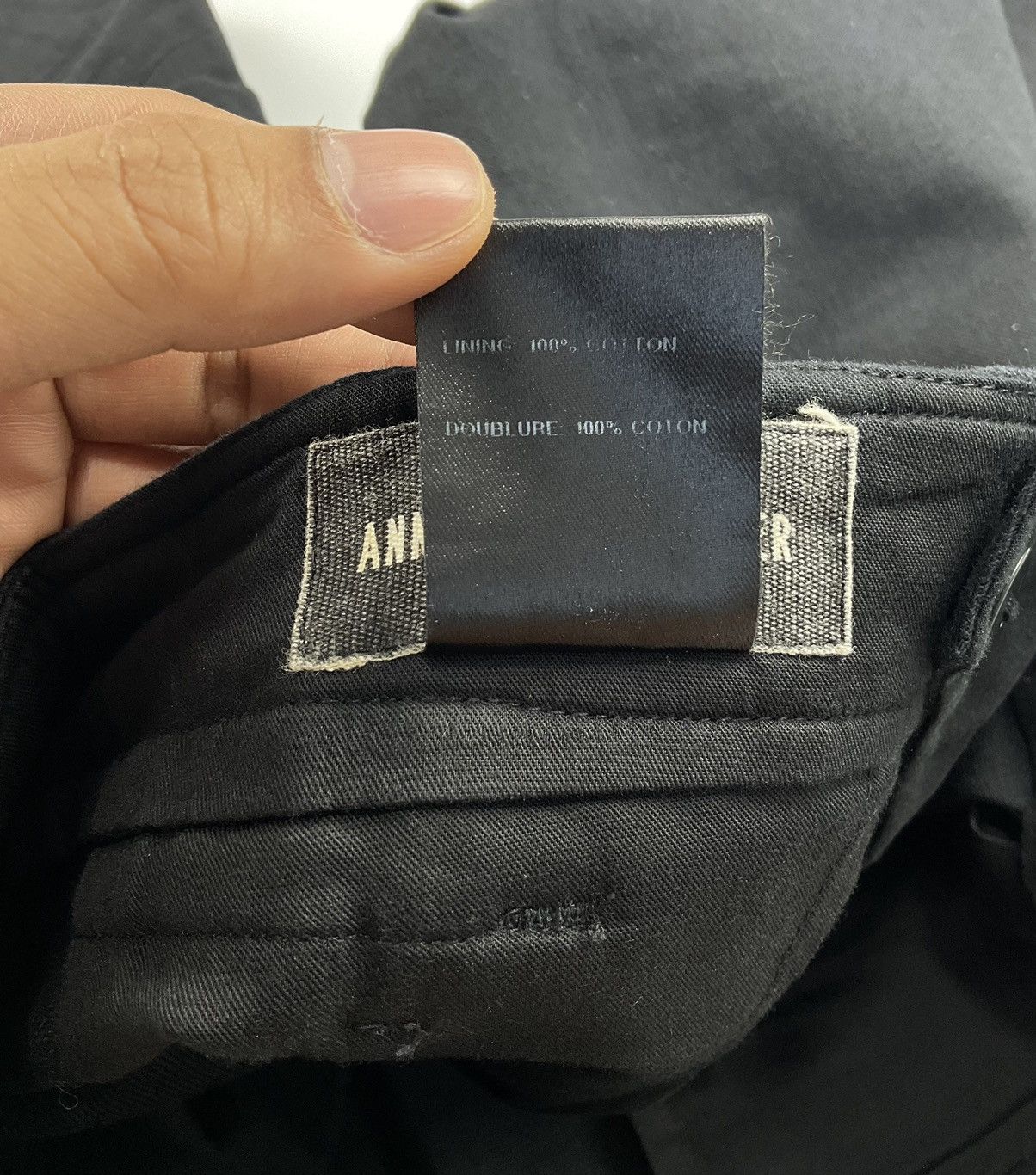 Ann Demeulemeester Ann Demeulemeester Cotton Trouser Size US 32 / EU 48 - 8 Thumbnail