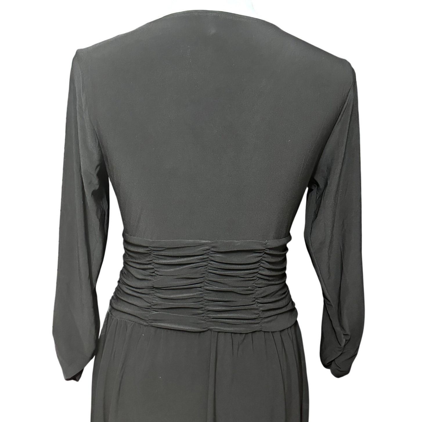 Other NY Collection Women's Ruched A Line 3/4 Sleeve Dress MP NWT Size M / US 6-8 / IT 42-44 - 6 Thumbnail
