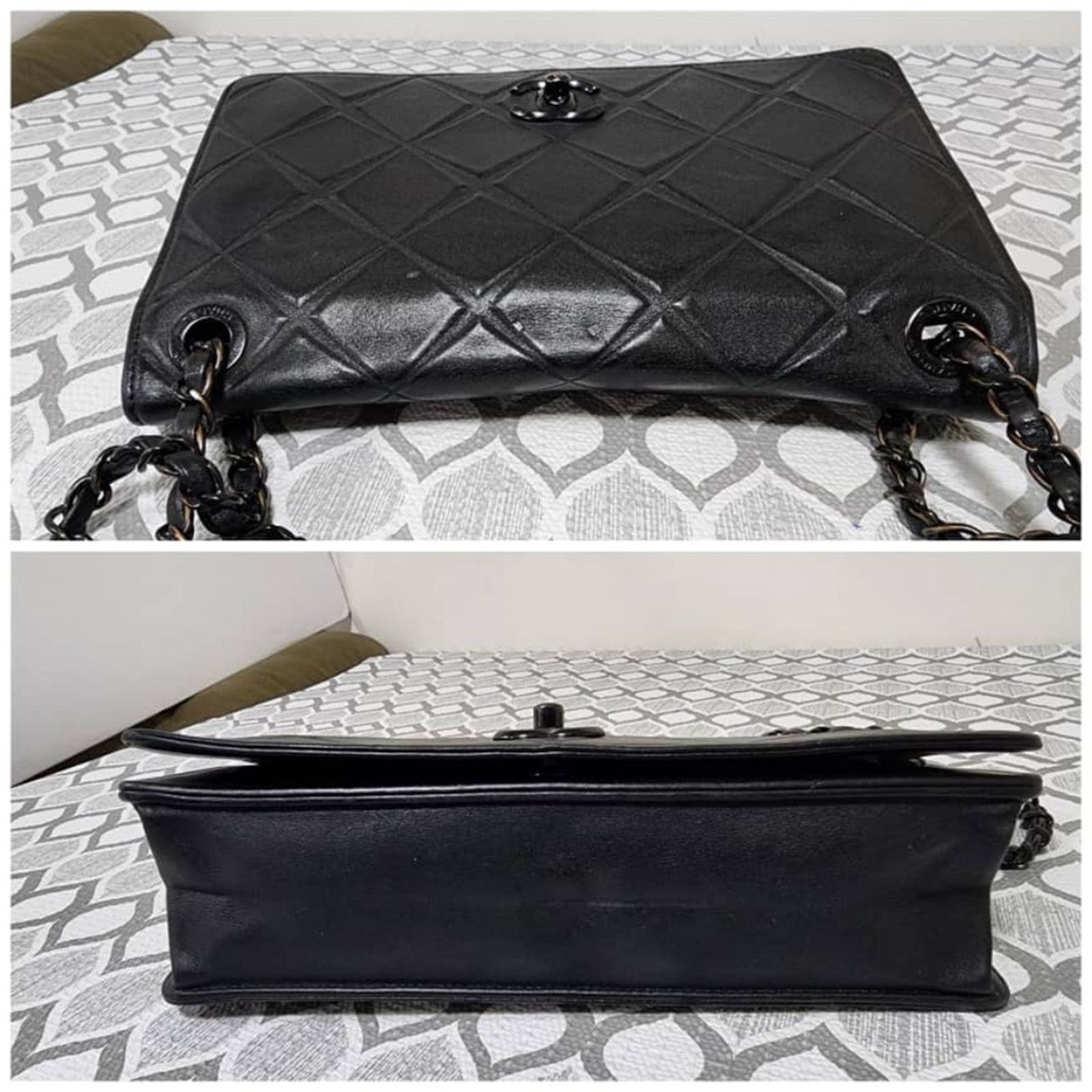 Chanel Auth CHANEL Quilted Lambskin Leather Orient Express Flap Bag Size ONE SIZE - 10 Thumbnail