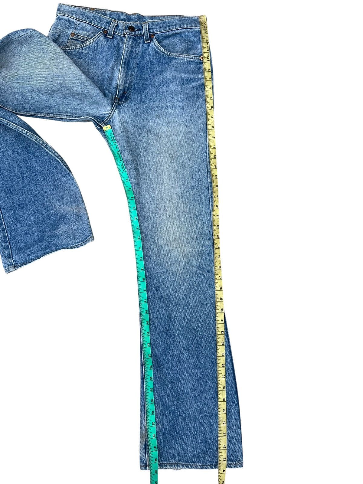 Levi's VTG 80s Levi’s 517 Orange Tag Aging Mud Denim Flare Jeans Size US 31 - 6 Thumbnail
