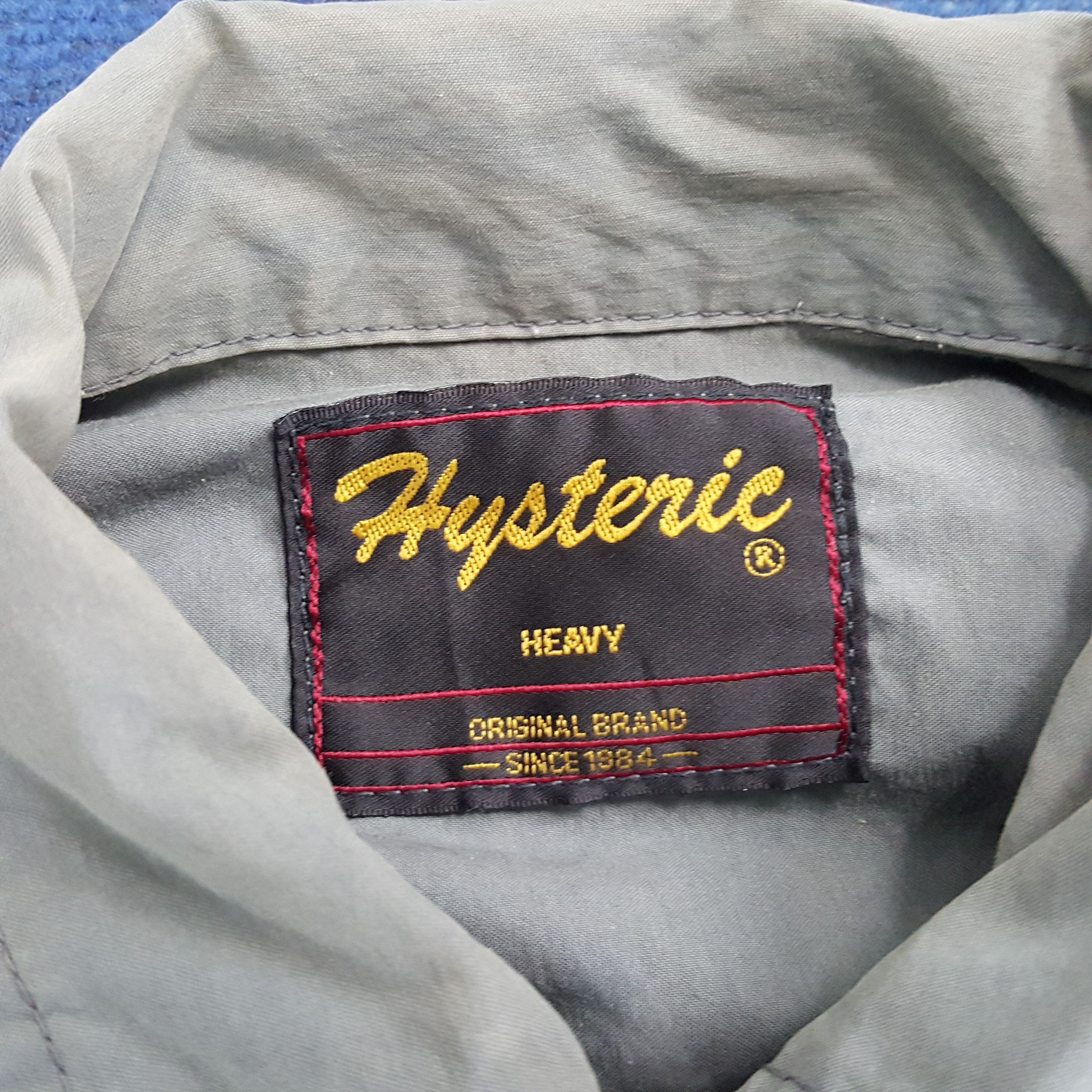 Hysteric Glamour × Japanese Brand × Vintage Vintage Hysteric Glamour Workwear Custom Logo Coverall Size US M / EU 48-50 / 2 - 7 Thumbnail