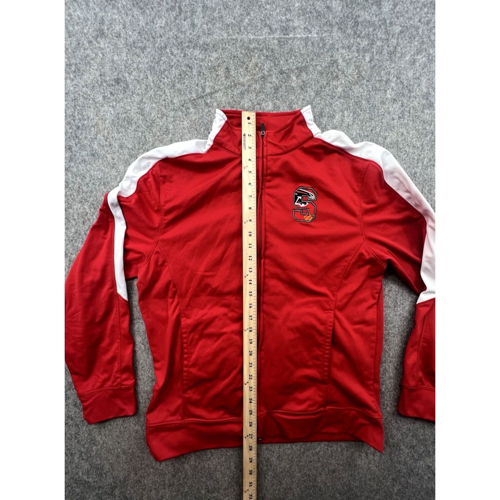 Augusta Sportswear VINTAGE Augusta Sportswear Rockwood Summit High School Red White Track Jacket Adult Sz M Mens Jacket Size US M / EU 48-50 / 2 - 3 Thumbnail