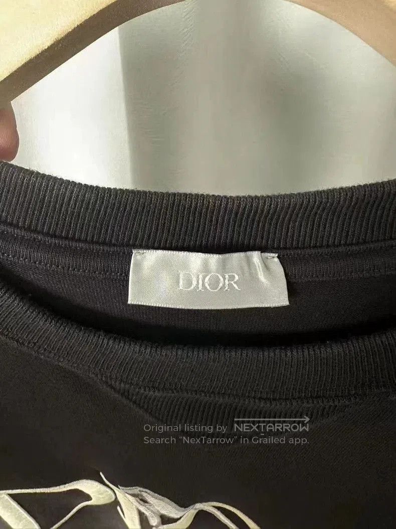Dior Dior safety pin embroidery letter logo black short-sleeve. Size US L / EU 52-54 / 3 - 7 Thumbnail