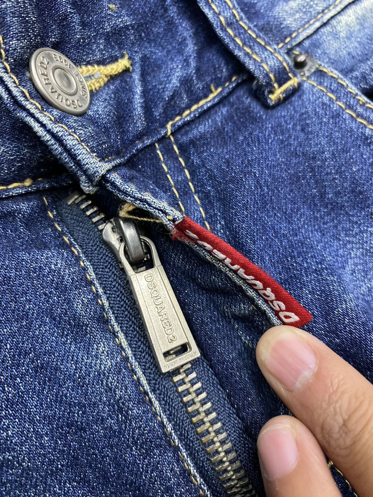Dsquared2 × If Six Was Nine splater jeans pant dsquared distressed patchwork Size US 31 - 10 Thumbnail