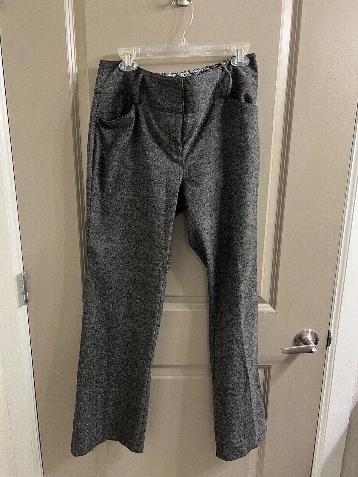 Designer Soho Apparel Ltd Women's Gray Dress Pants Size 4 Size 27" / US 4 / IT 40 - 4 Thumbnail