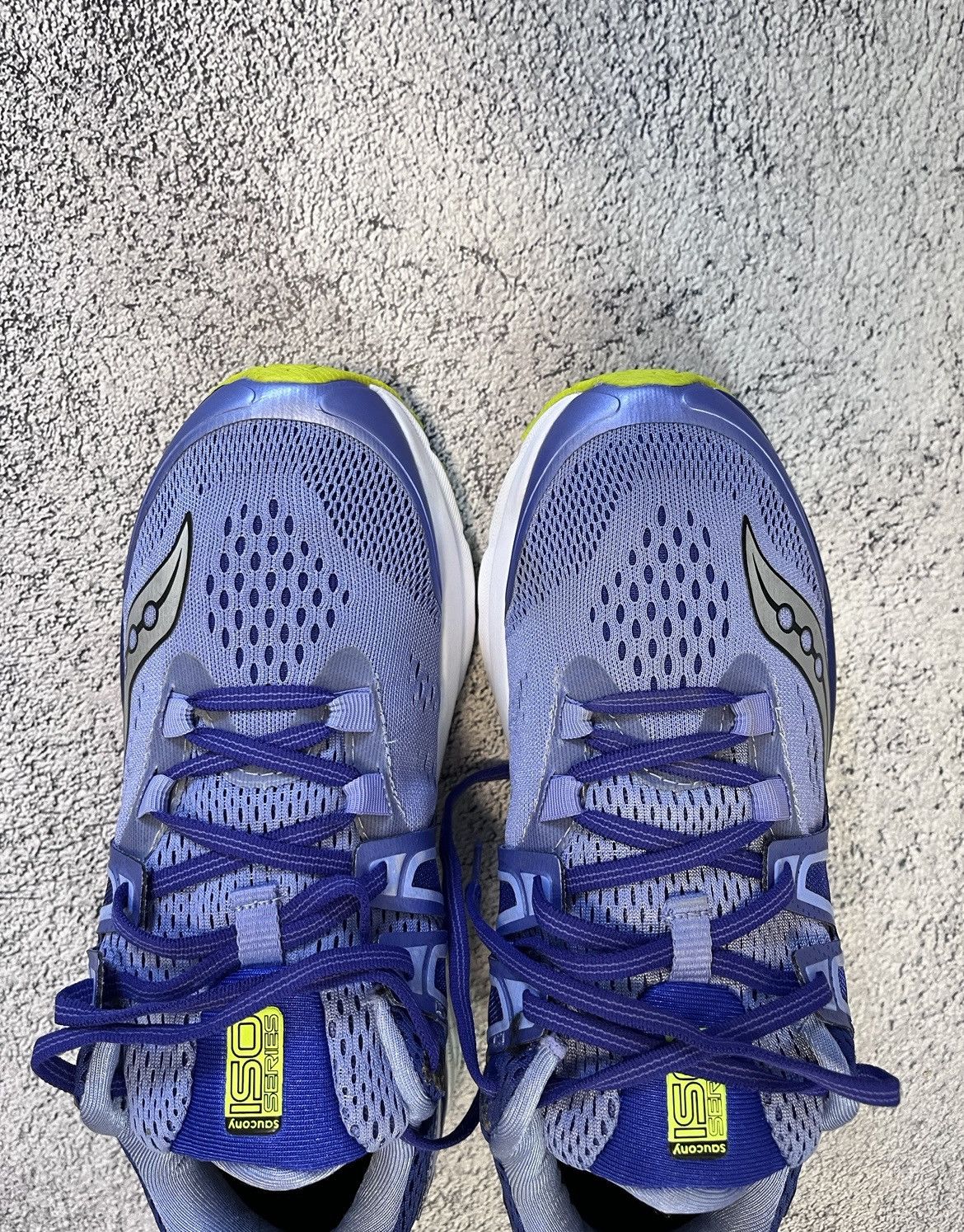 Saucony Saucony Hurricane ISO 3 W Women’s Running Shoes Purple Navy Size US 8.5 / IT 38.5 - 4 Thumbnail