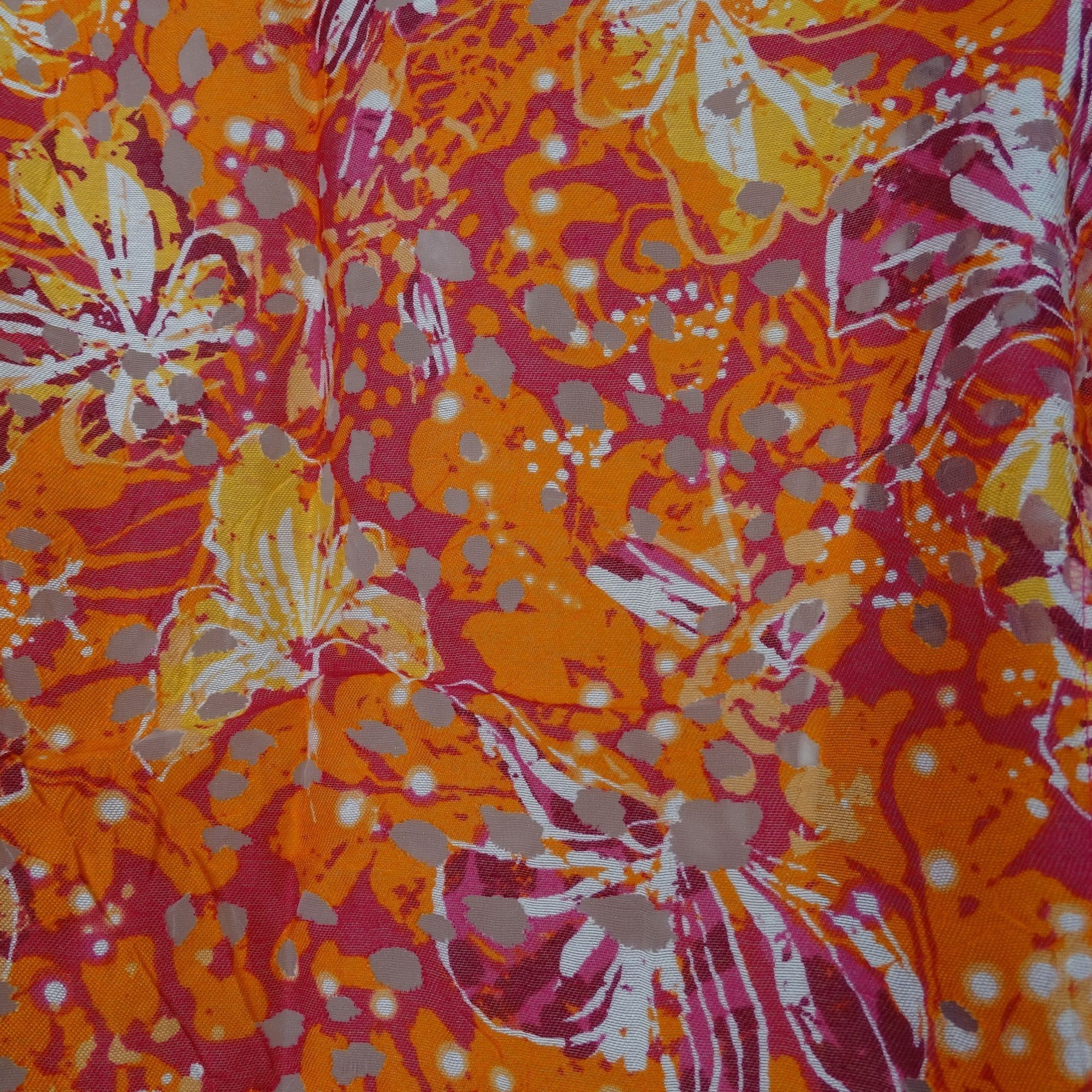Other Ruby Rd Floral Button Up Burnout Jacket Shacket Size 10 Oran Size L / US 10 / IT 46 - 5 Thumbnail