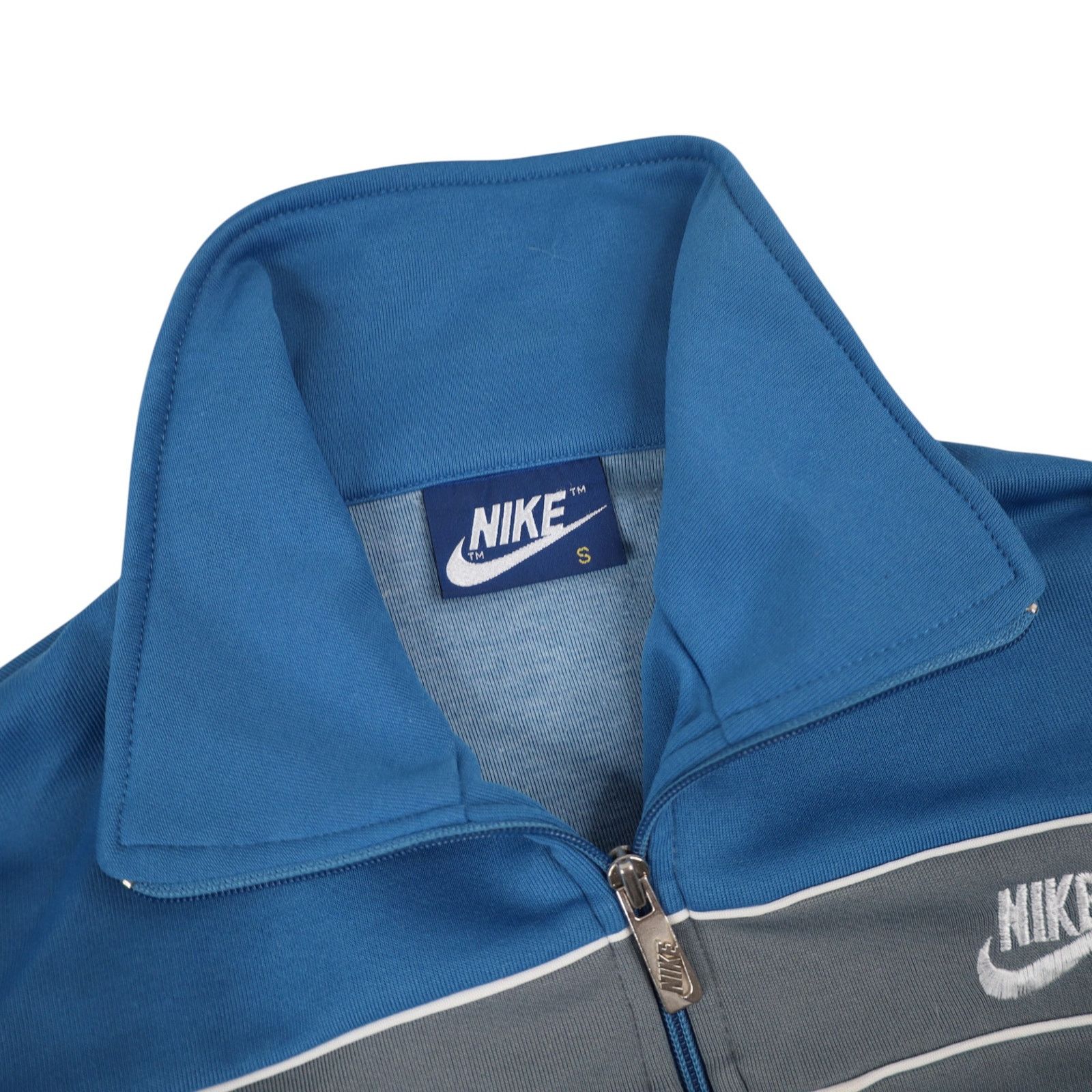 Nike × Vintage Vintage 80s Nike Blue Tag Track Jacket Size US S / EU 44-46 / 1 - 6 Thumbnail
