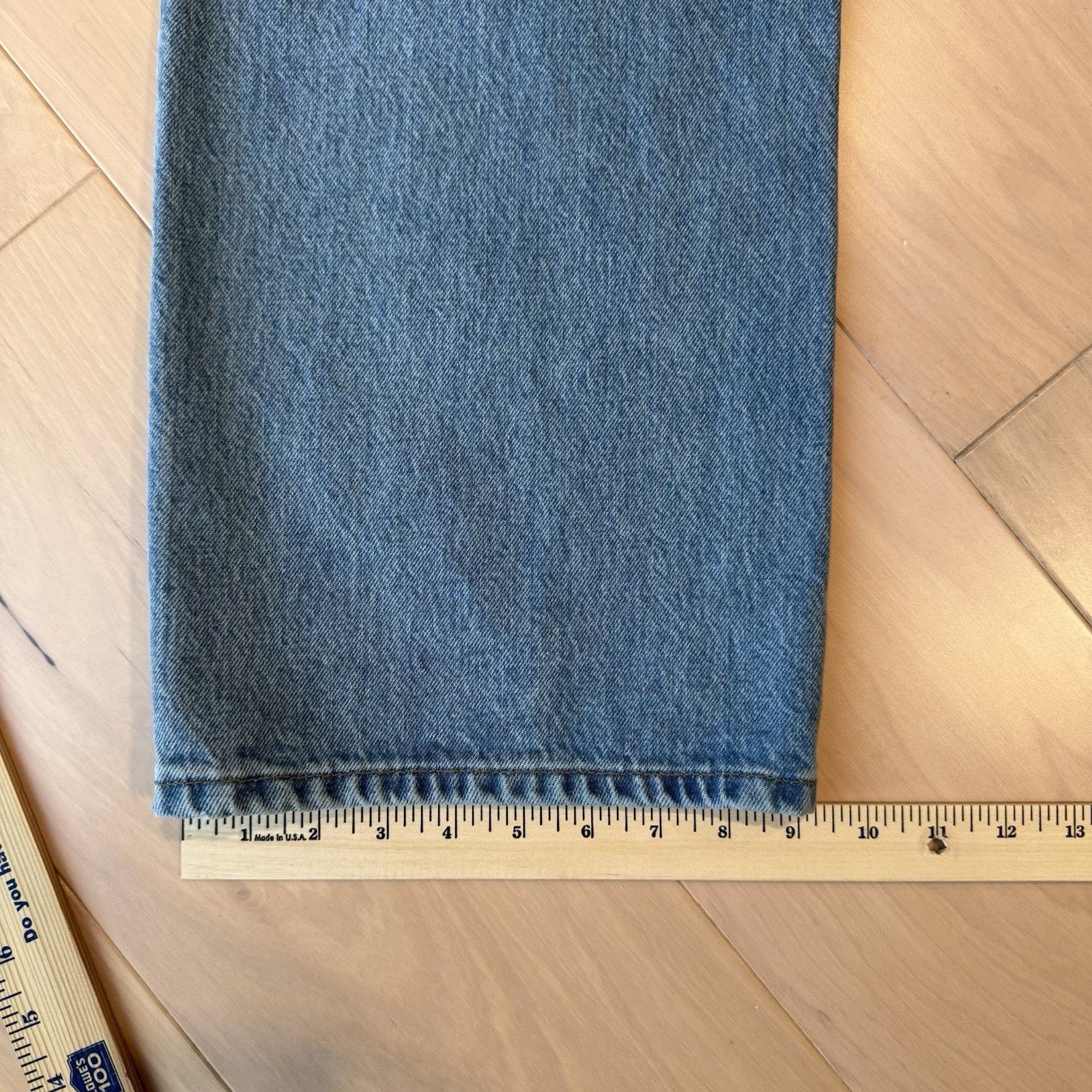 Reformation Reformation Wilder High Rise Wide Leg Cropped Jeans W 28 Size 28" / US 6 / IT 42 - 11 Thumbnail