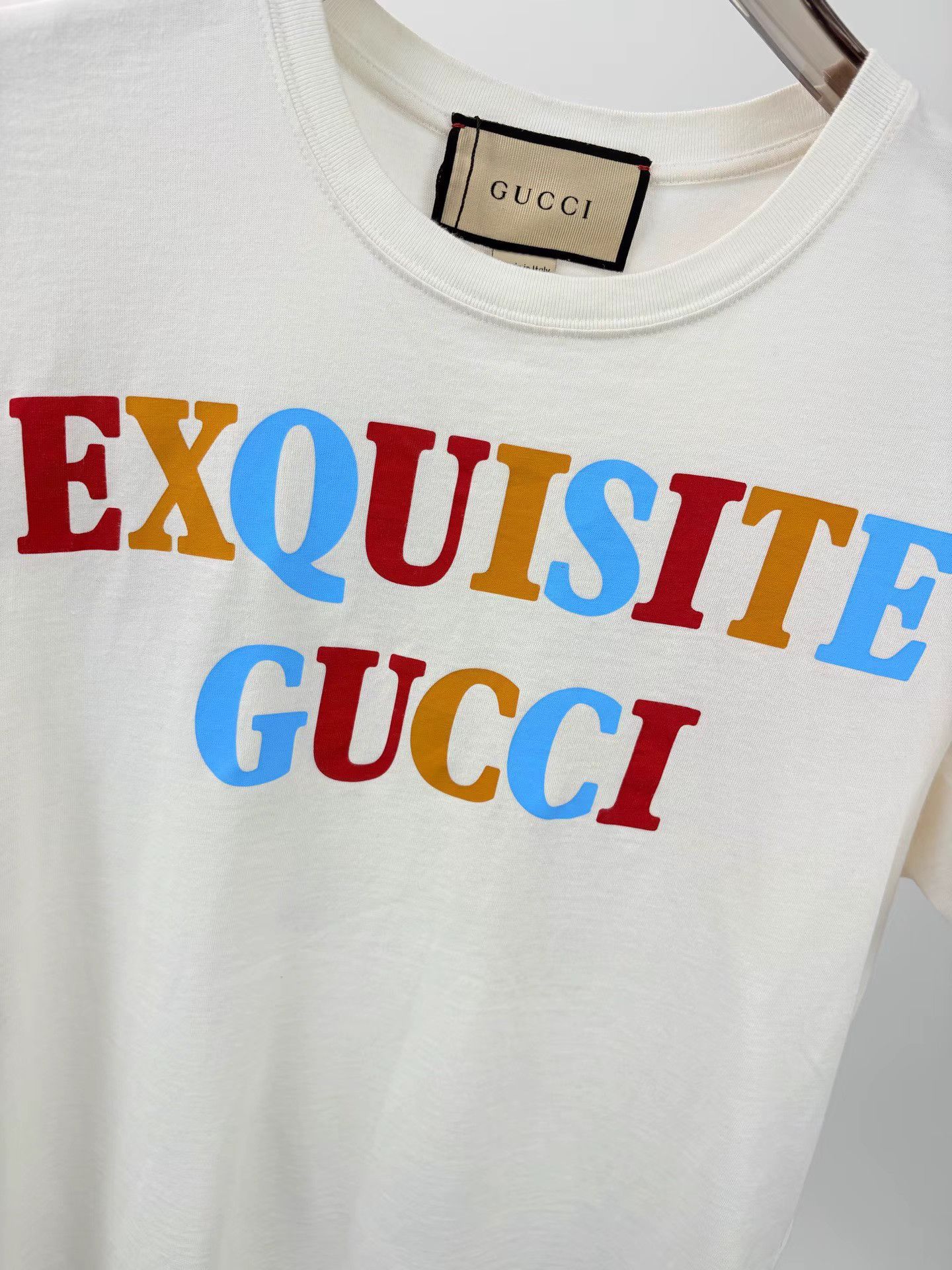 Gucci GUCCI Rainbow Print Logo Short Sleeve K1 Size US XXS / EU 40 - 3 Thumbnail