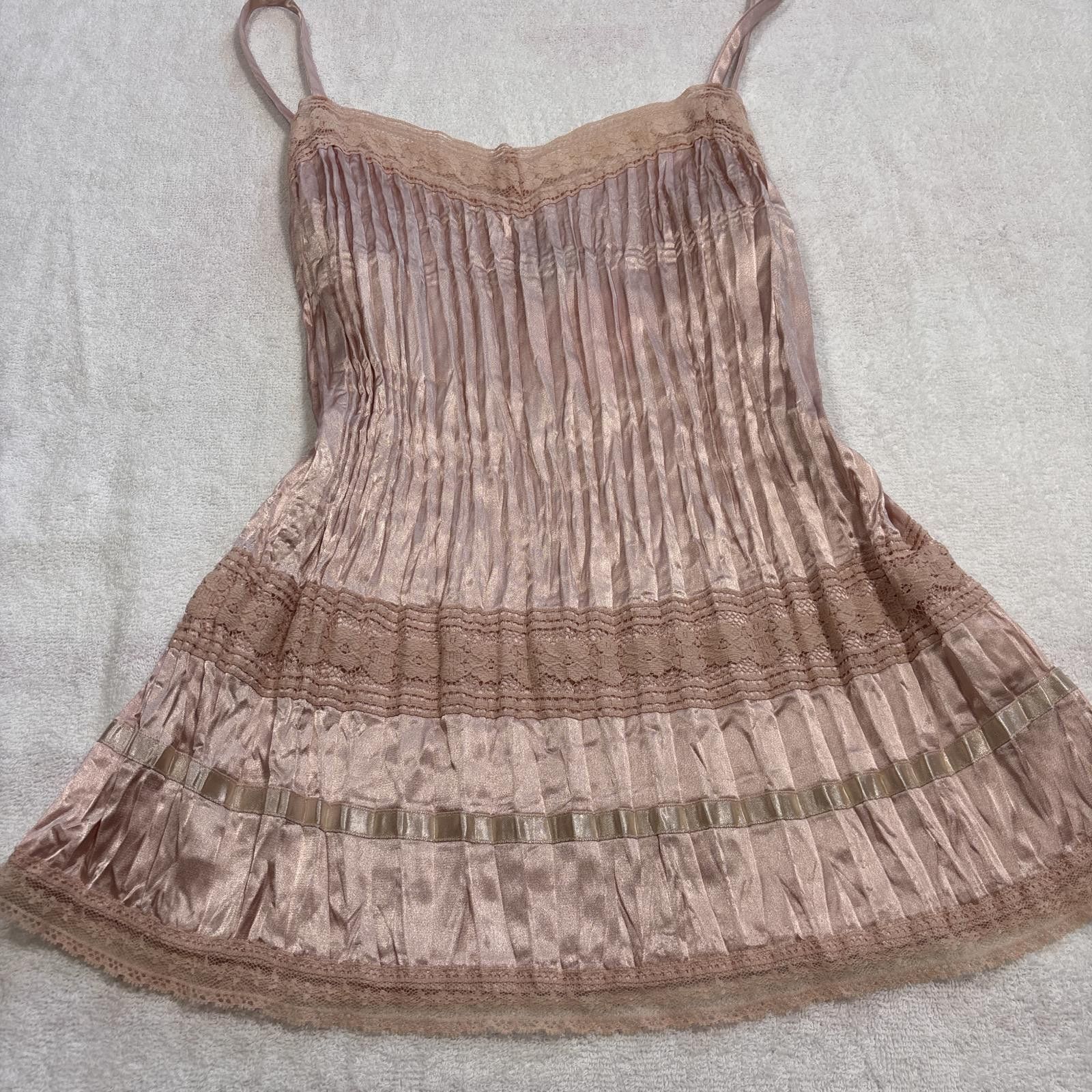 Apt. 9 y2k lace pink coquette tank top Size S / US 4 / IT 40 - 3 Thumbnail