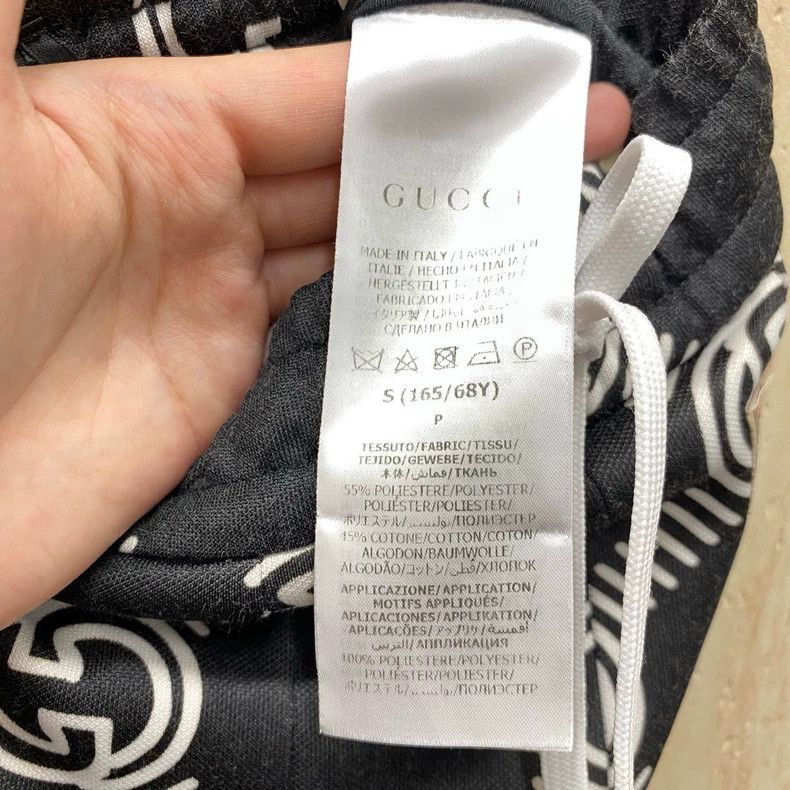 Gucci Gucci Size S New rare old-fashioned full-print slogan ski Size 24" / US 00 / IT 34 - 5 Thumbnail