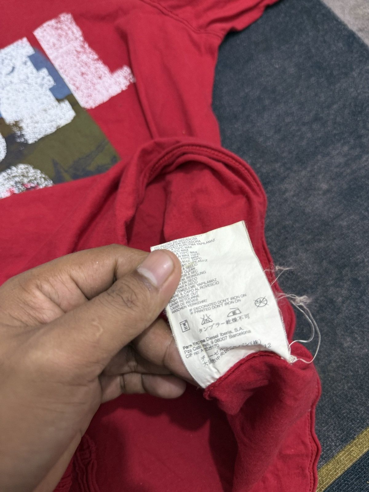 Diesel DIESEL IND TSHIRT Size US L / EU 52-54 / 3 - 5 Thumbnail
