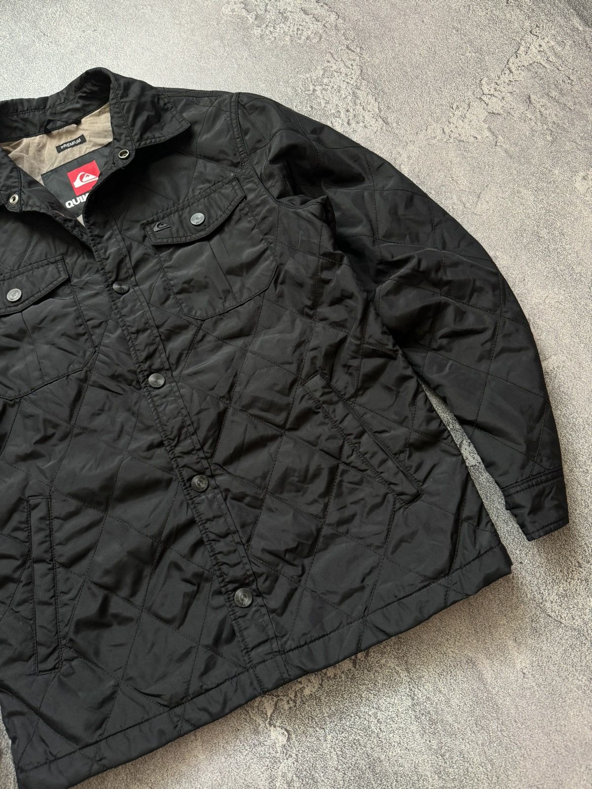Quicksilver × Quiksilver Quiksilver S quilted jacket bomber button up surfing Size US S / EU 44-46 / 1 - 4 Thumbnail