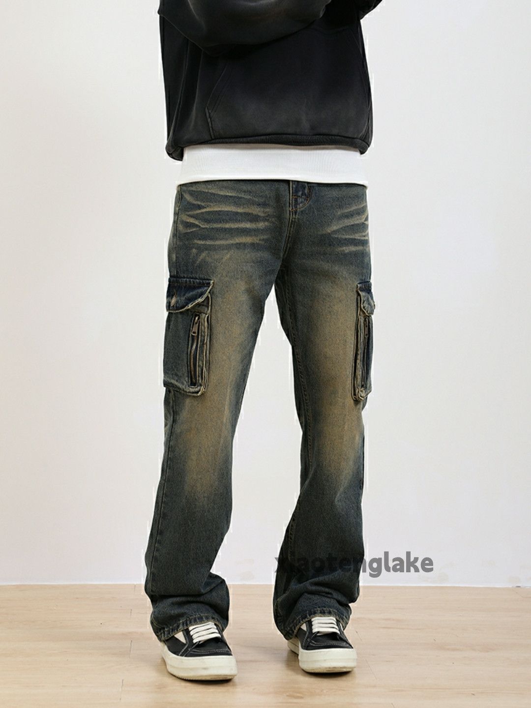 Jean × Vintage washed faded skate hiphop outdoor sports cargo pants Size US 32 / EU 48 - 8 Thumbnail