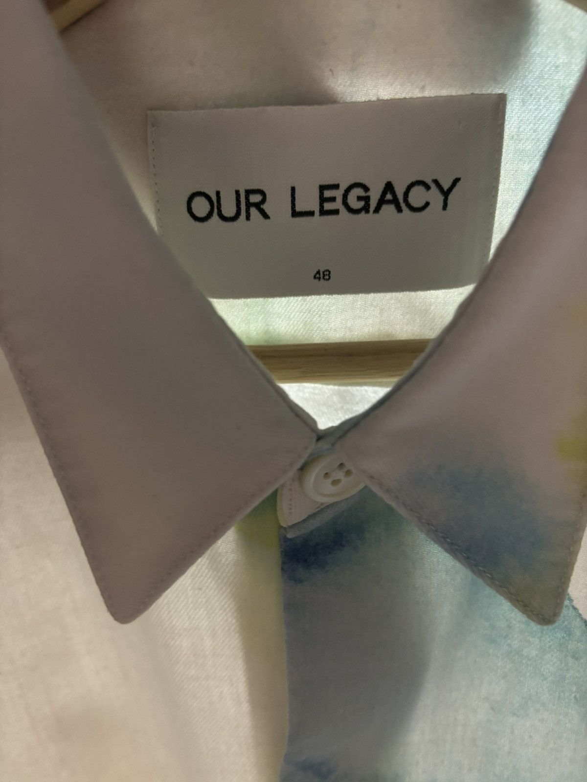 Our Legacy Our Legacy White Cotton Wool Shirt Size US M / EU 48-50 / 2 - 3 Thumbnail