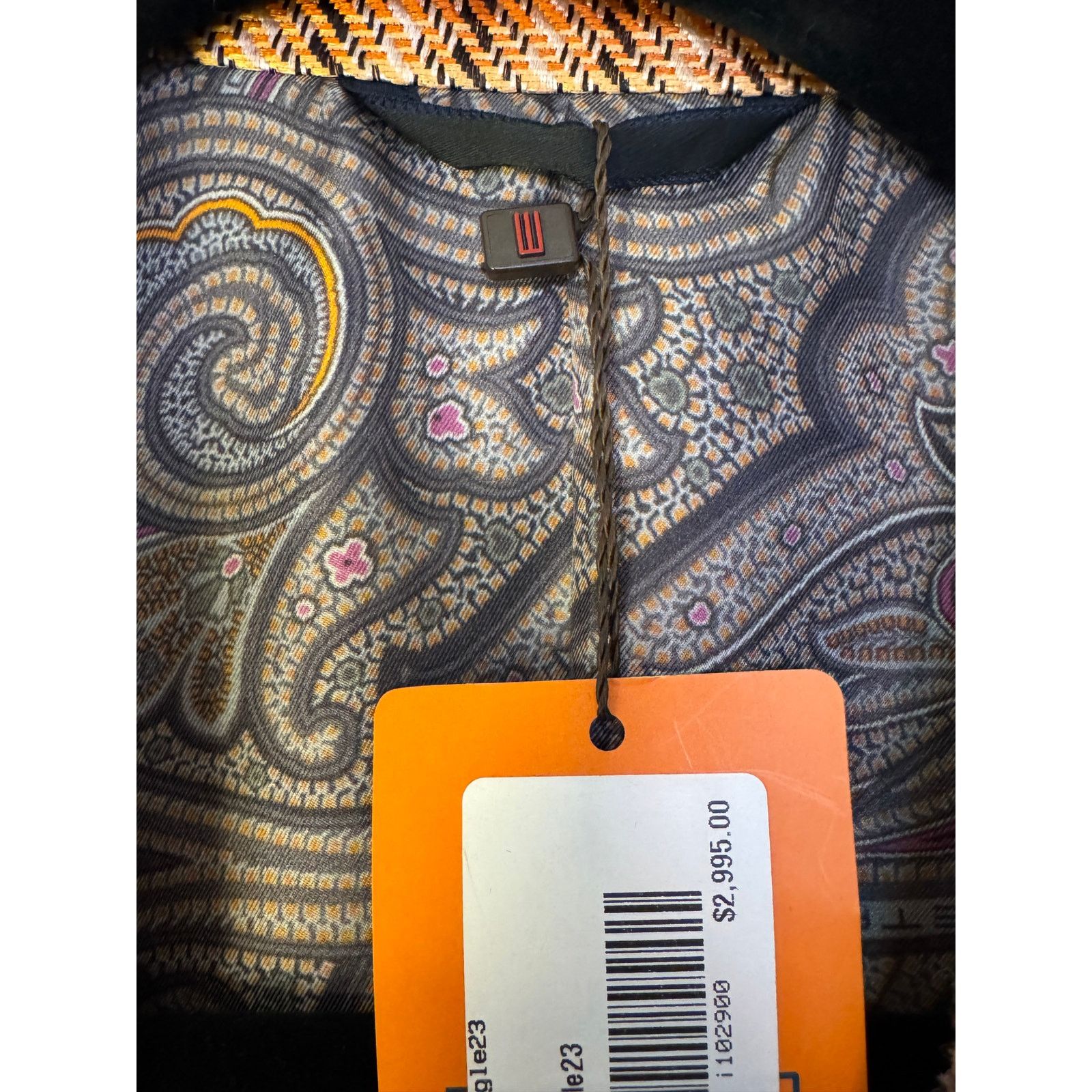 Etro Etro Sartoria Uomo Dal Men's Wool Multicolor Blazer Size US L / EU 52-54 / 3 - 3 Thumbnail