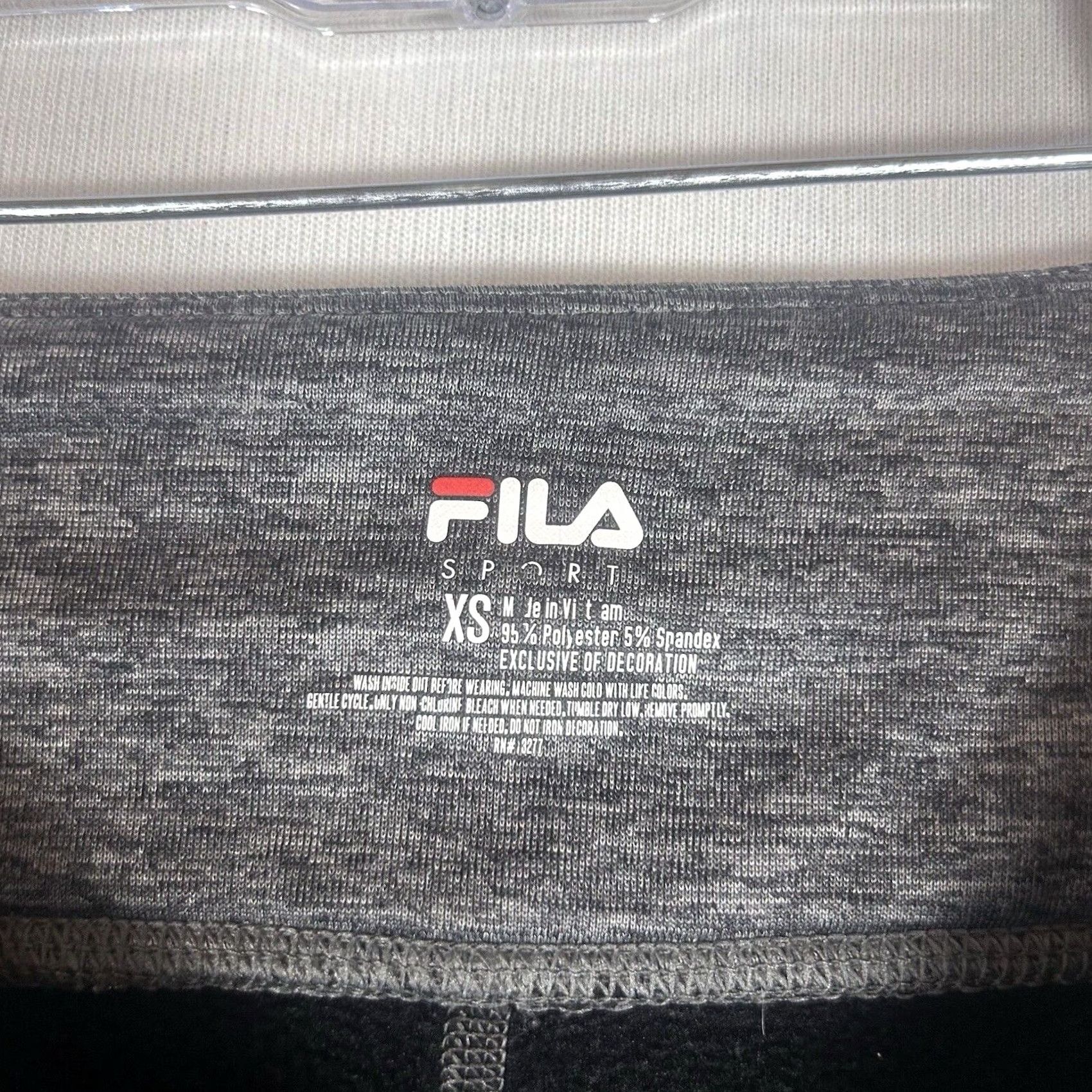 Fila FILA SPORT Leggings Womens XS Skinny Compression Moisture Wicking Gym Run Yoga Fitness Workout Tights Size 26" / US 2 / IT 38 - 2 Thumbnail