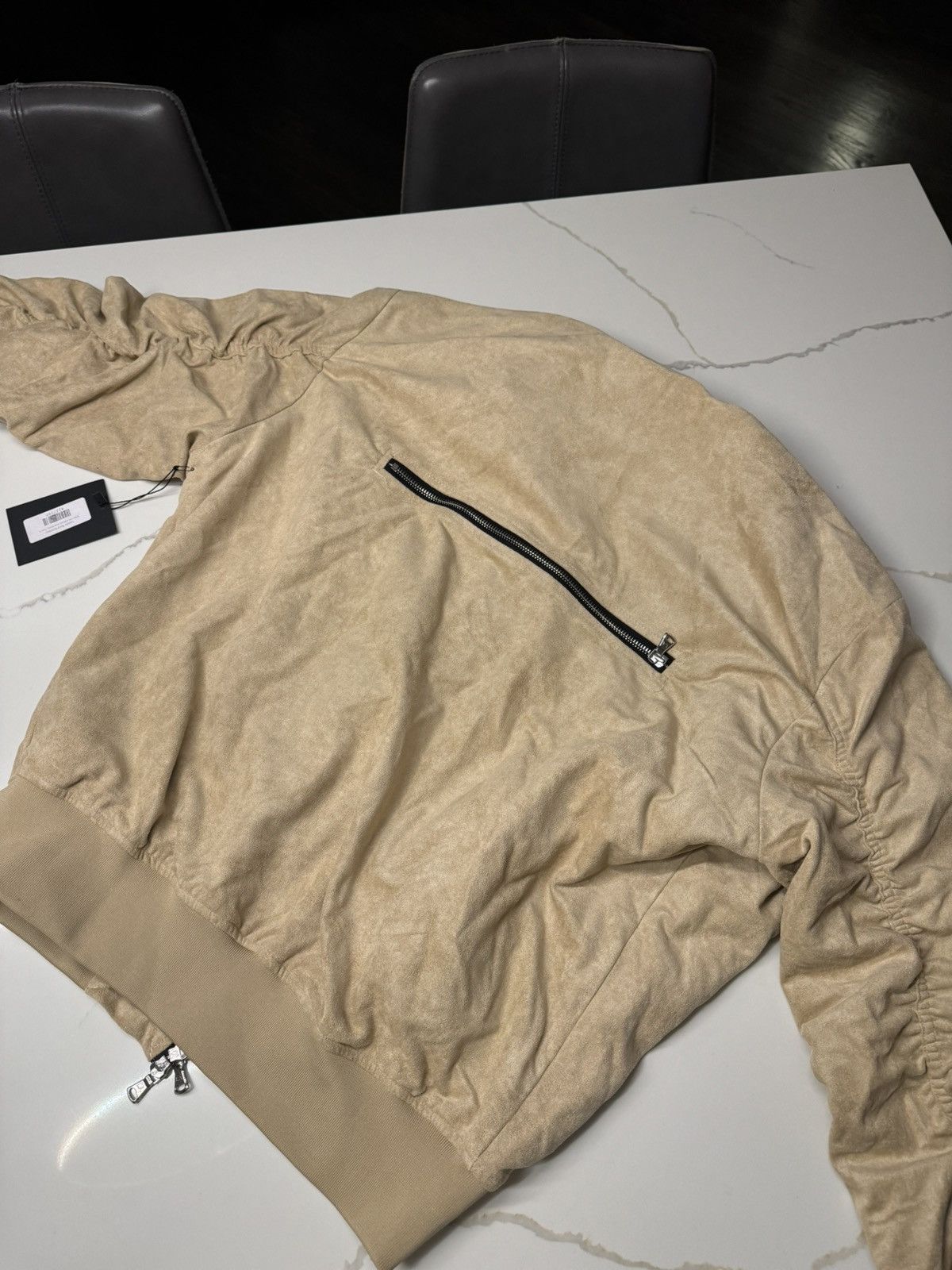 Keeping NY Everywhere Suede bomber jacket Size US L / EU 52-54 / 3 - 3 Thumbnail