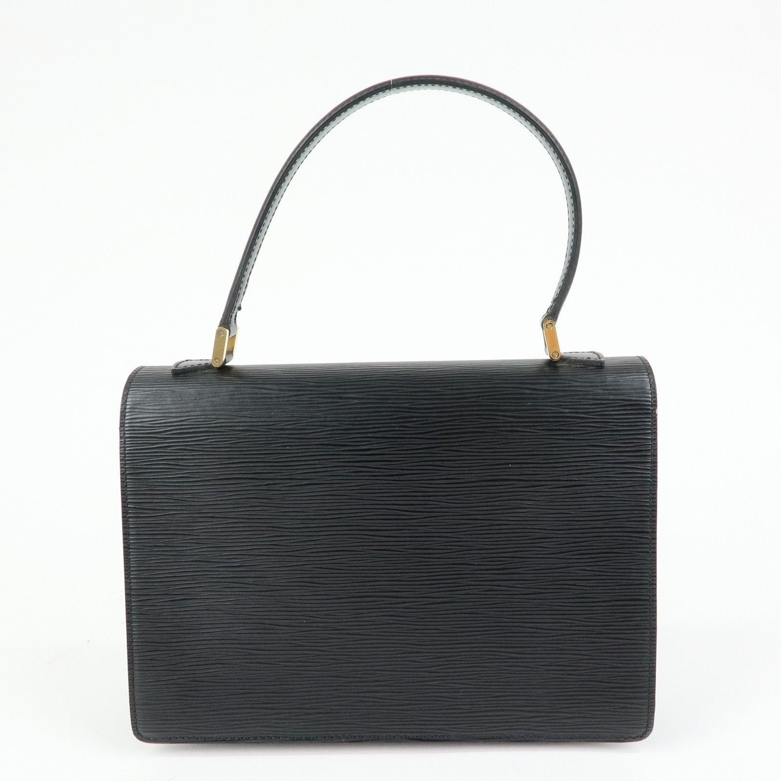 Louis Vuitton Louis Vuitton Epi Concorde Top Handle Bag Black Size ONE SIZE - 2 Thumbnail