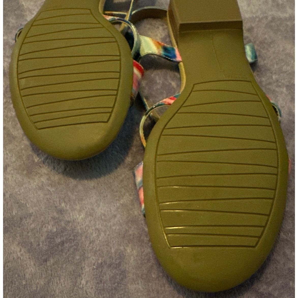 VANELI VANELI Multicolor Watercolor Sandal Sz 9N (Fits me like 8.5) Size US 9 / IT 39 - 4 Thumbnail