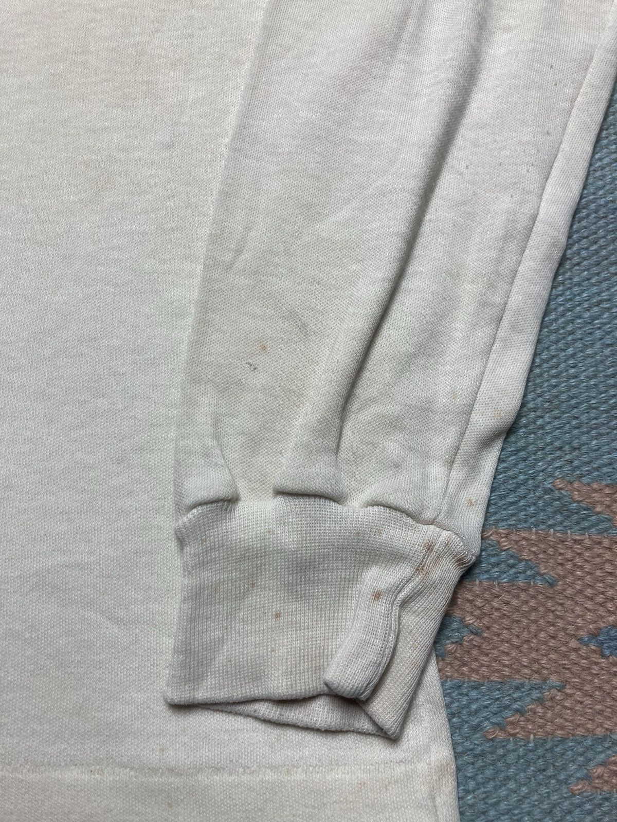 Vintage Vtg 60s 70s turtleneck shirt blank white soft comfy adult XL Size US XL / EU 56 / 4 - 9 Thumbnail