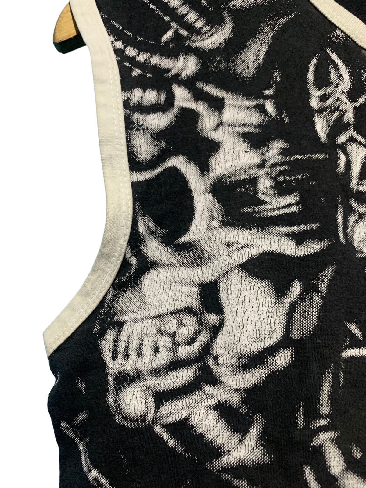 Affliction × Beauty Beast × KMRii Y2k Dare Skull all of print tanktop by contender japan Size US S / EU 44-46 / 1 - 4 Thumbnail