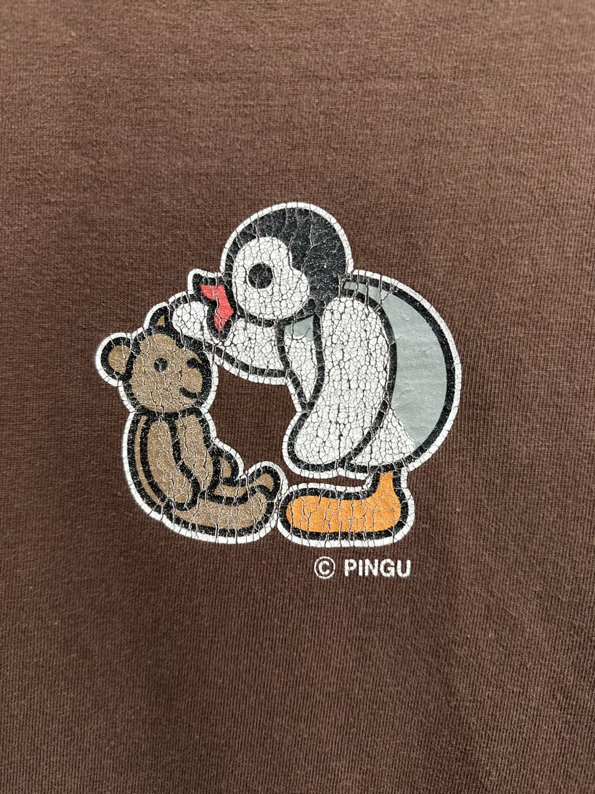 Other Vintage Pingu Faded Tee Size US M / EU 48-50 / 2 - 2 Thumbnail