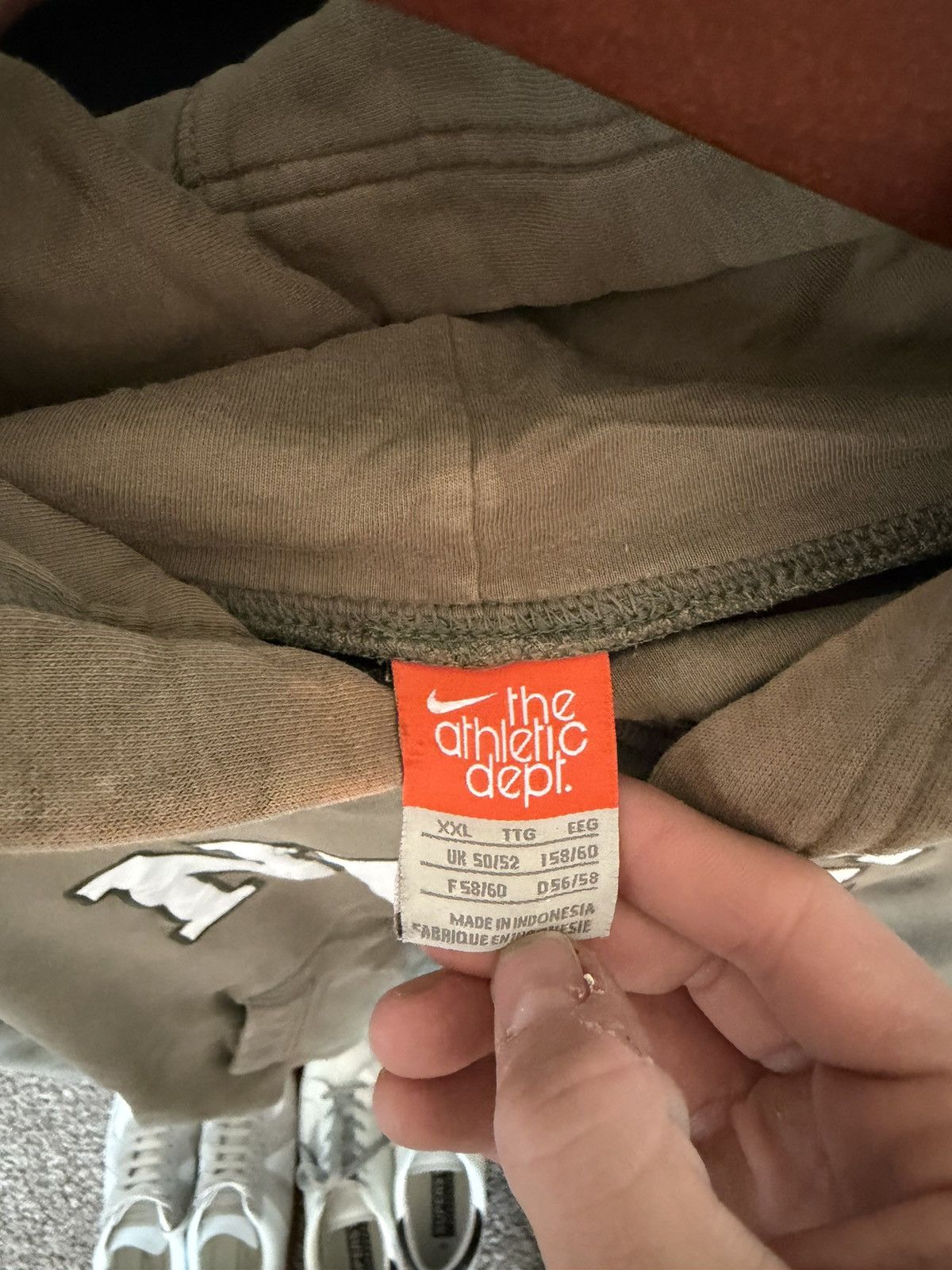 Nike Vintage Nike Spell out hoodie Size US XL / EU 56 / 4 - 3 Thumbnail
