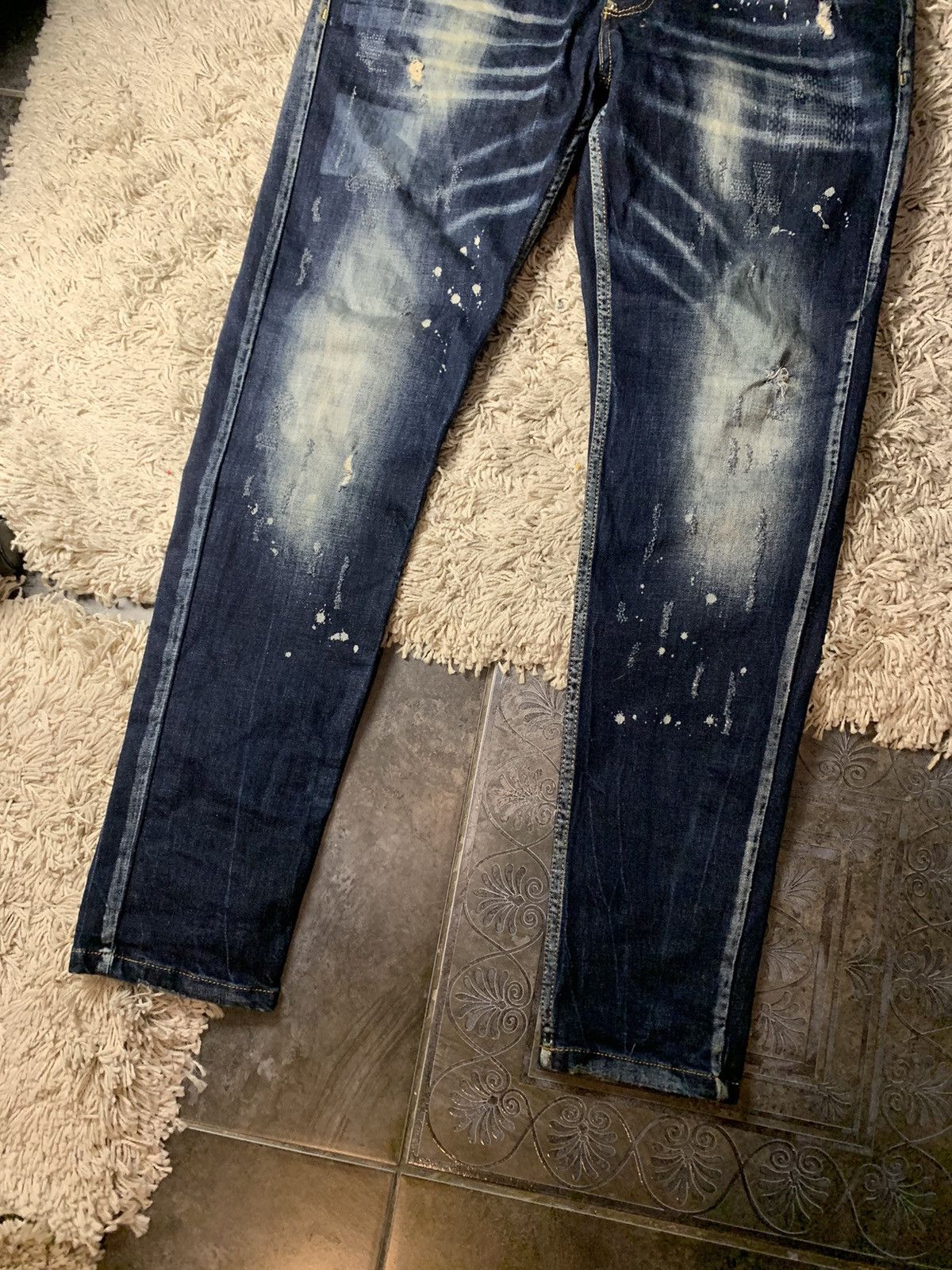 Dsquared2 × Vintage Dsquared2 distressed denim pants Size US 34 / EU 50 - 3 Thumbnail