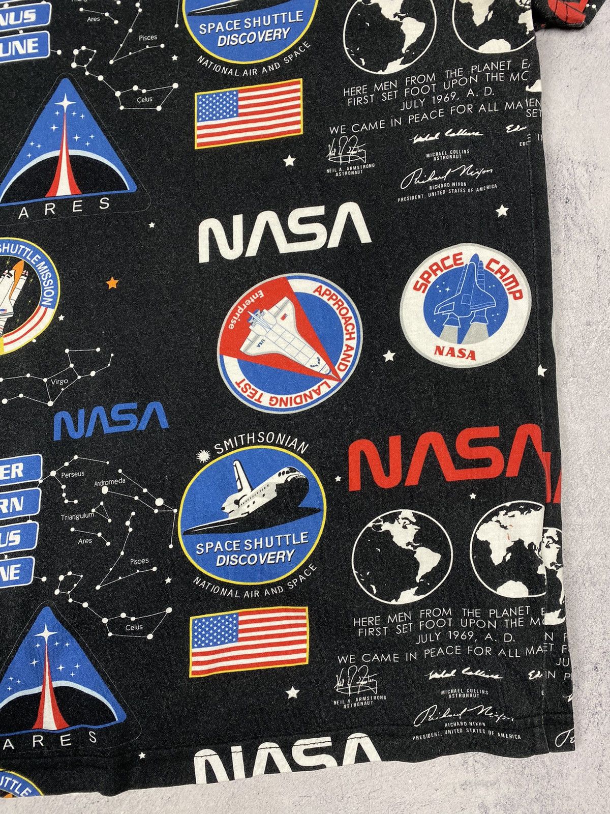 Alpha Industries Alpha Industries NASA Cosmos USA Flag Tee Size US XL / EU 56 / 4 - 6 Thumbnail