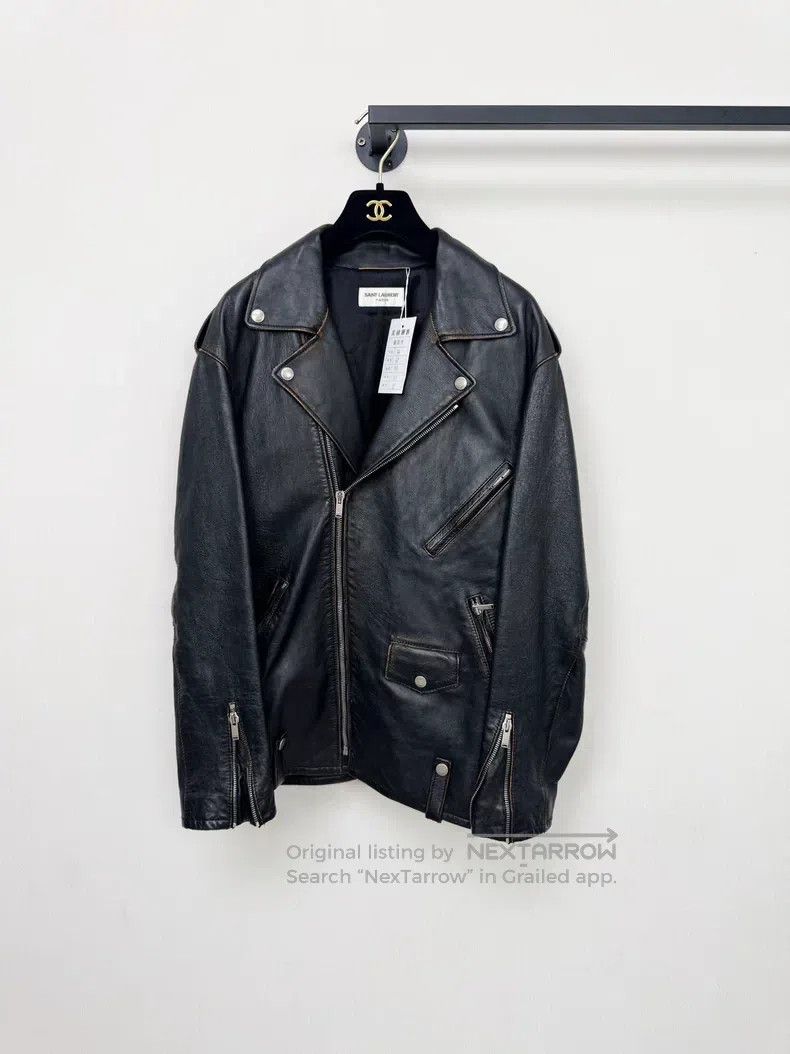 Saint Laurent Paris Saint Laurent Paris Cowhide Jacket Size XXS / US 00 / IT 34 - 1 Thumbnail